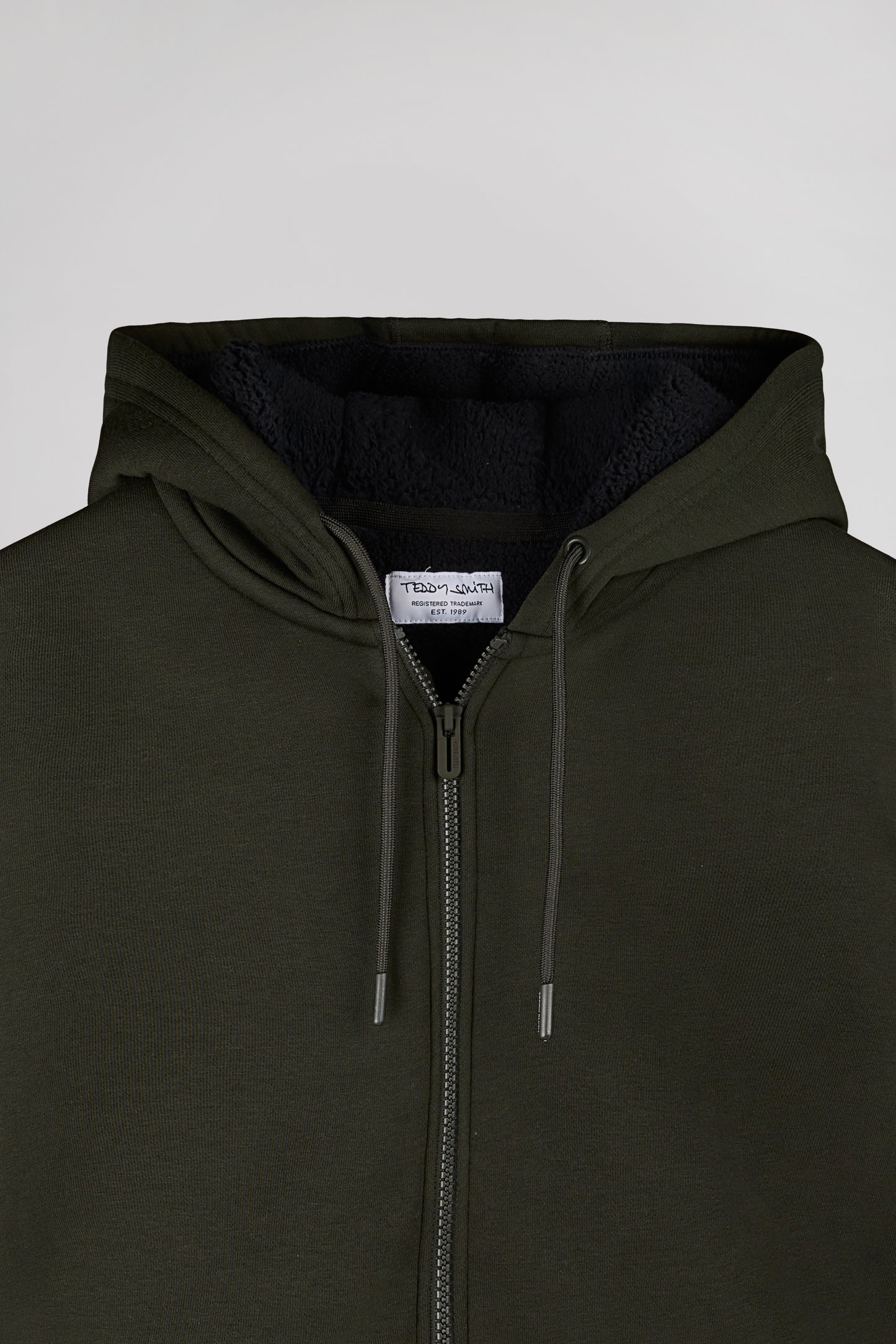 Gilet sherpa zippé à capuche G-ONY HOODY ZIP DEEP KAKI