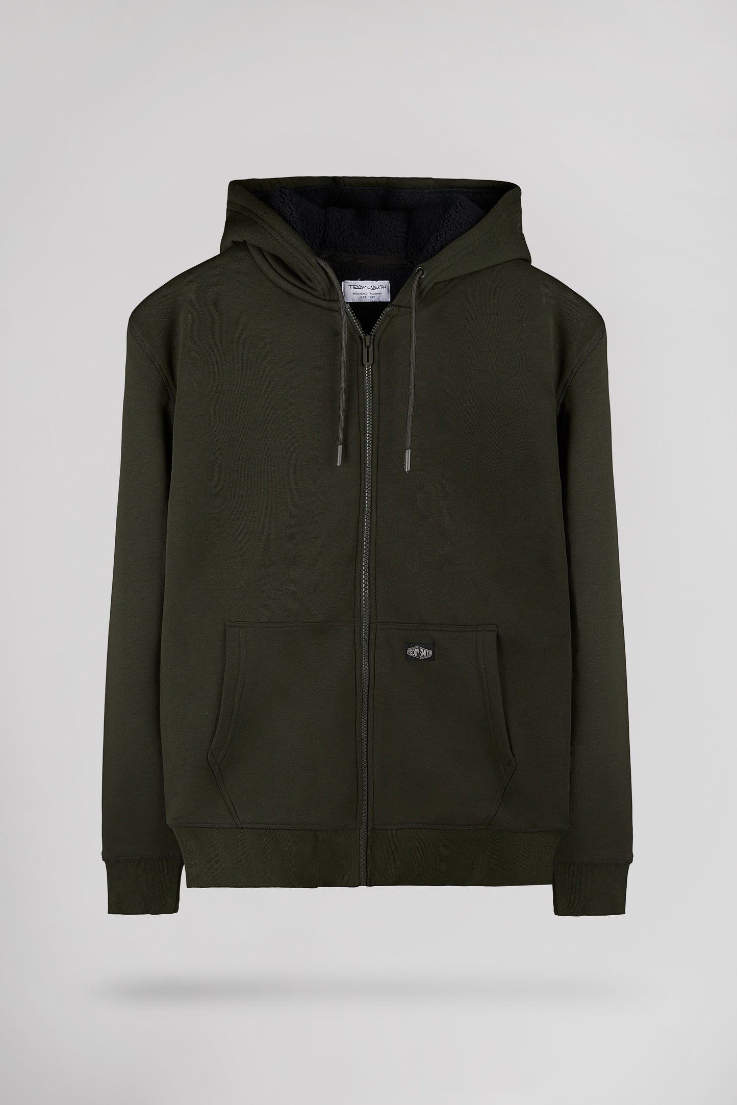 Gilet sherpa zippé à capuche G-ONY HOODY ZIP DEEP KAKI