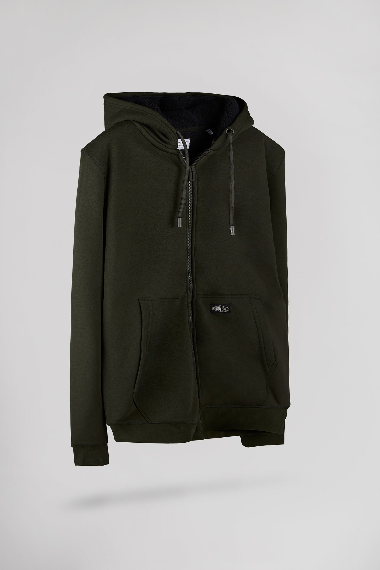 Gilet sherpa zippé à capuche G-ONY HOODY ZIP DEEP KAKI