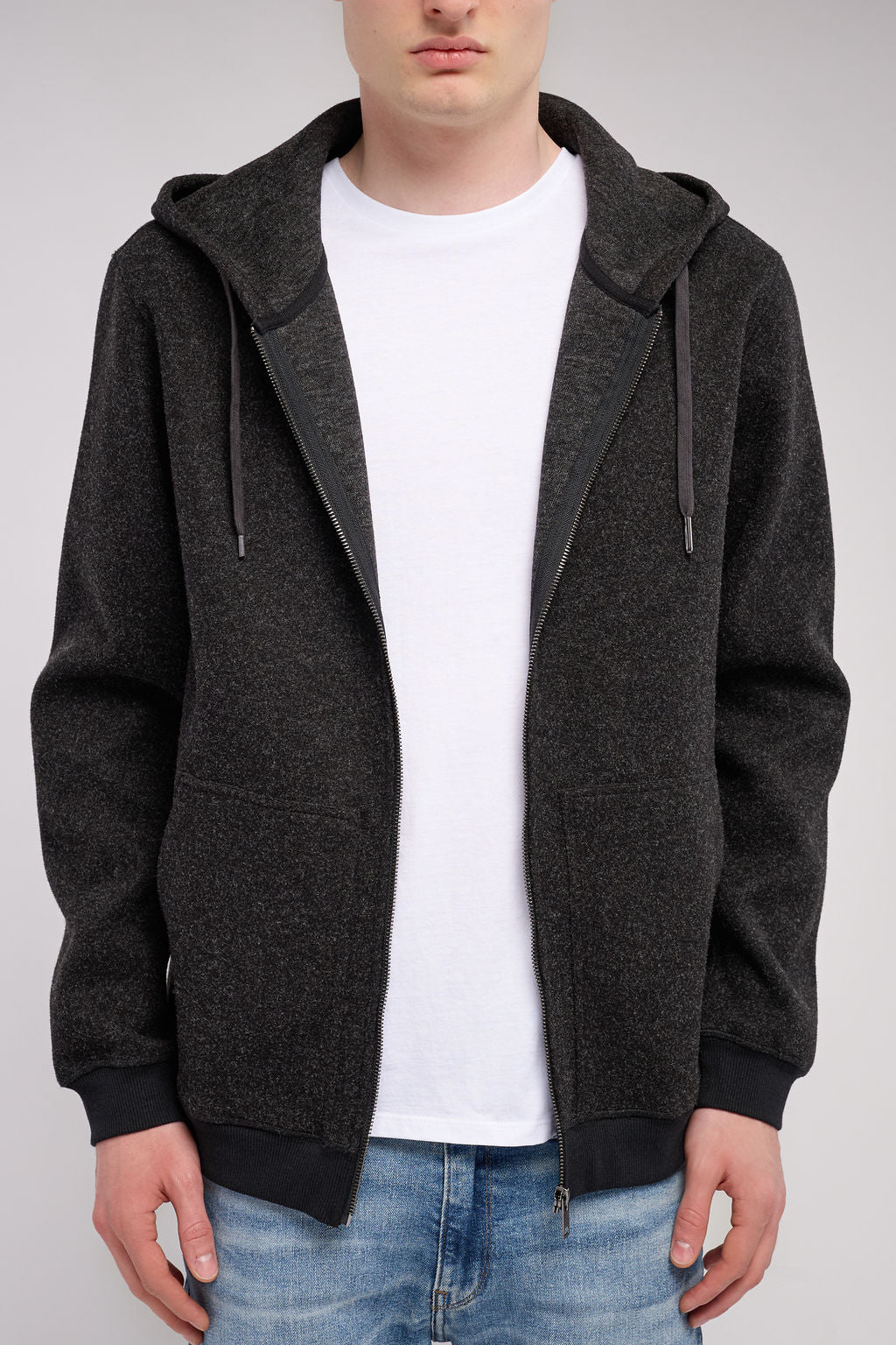 Gilet G-ROLF MELANGE BLACK