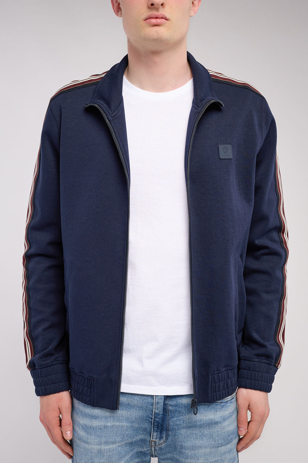 Gilet G-SERGIO ZIP DARK NAVY