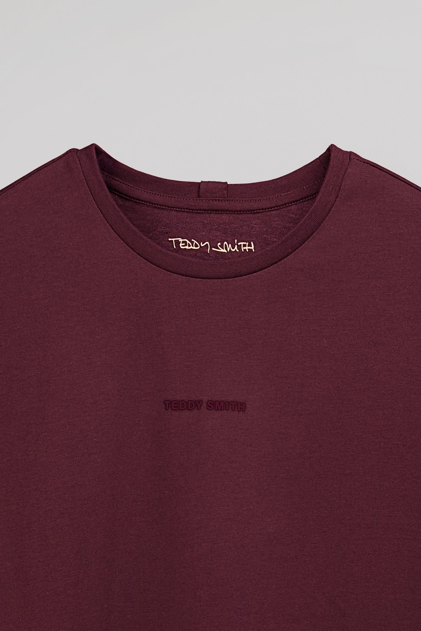 T-shirt col rond T-SOY MC DARK WINE