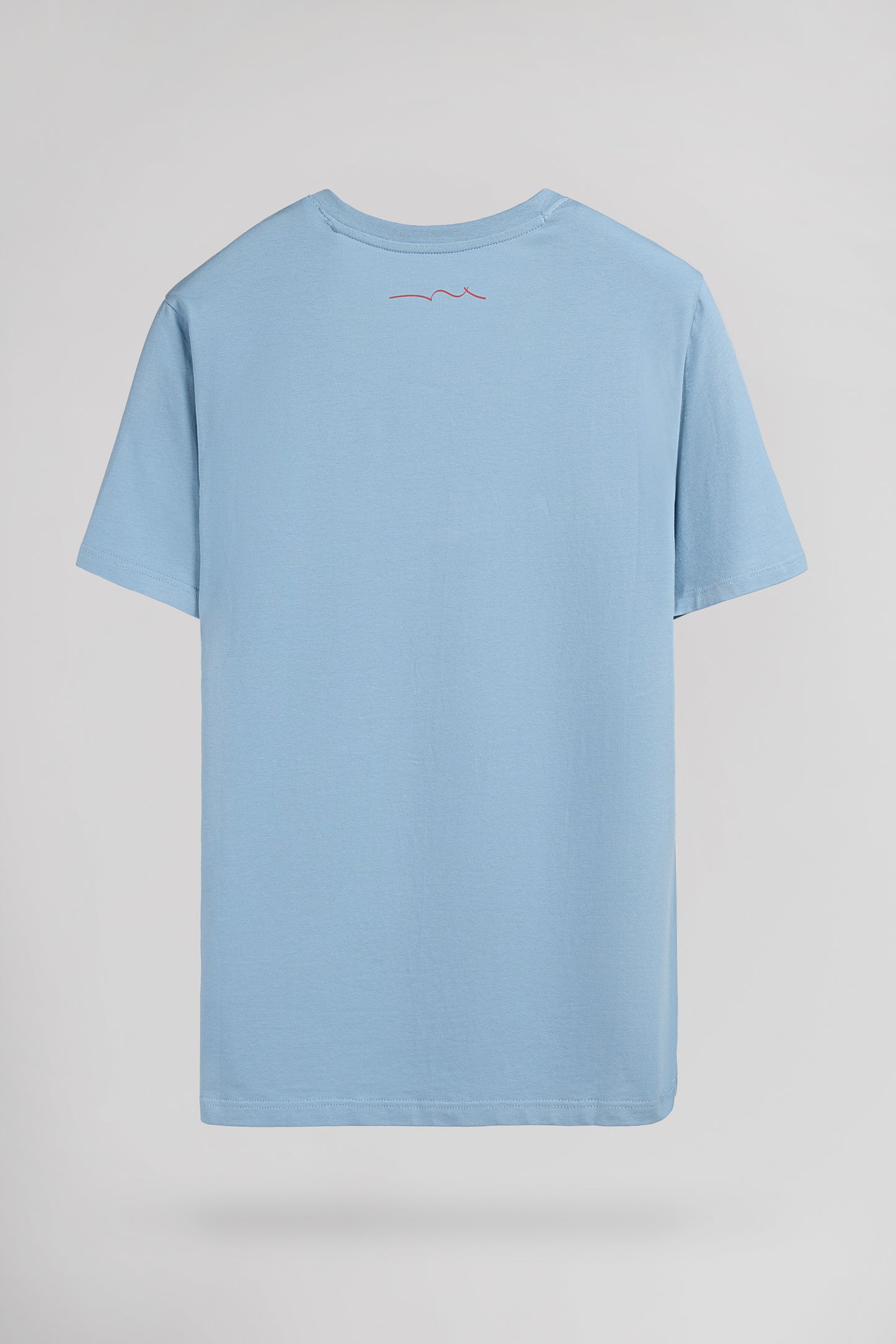T-shirt col V TAWAX 2 MC BLEU GRIS