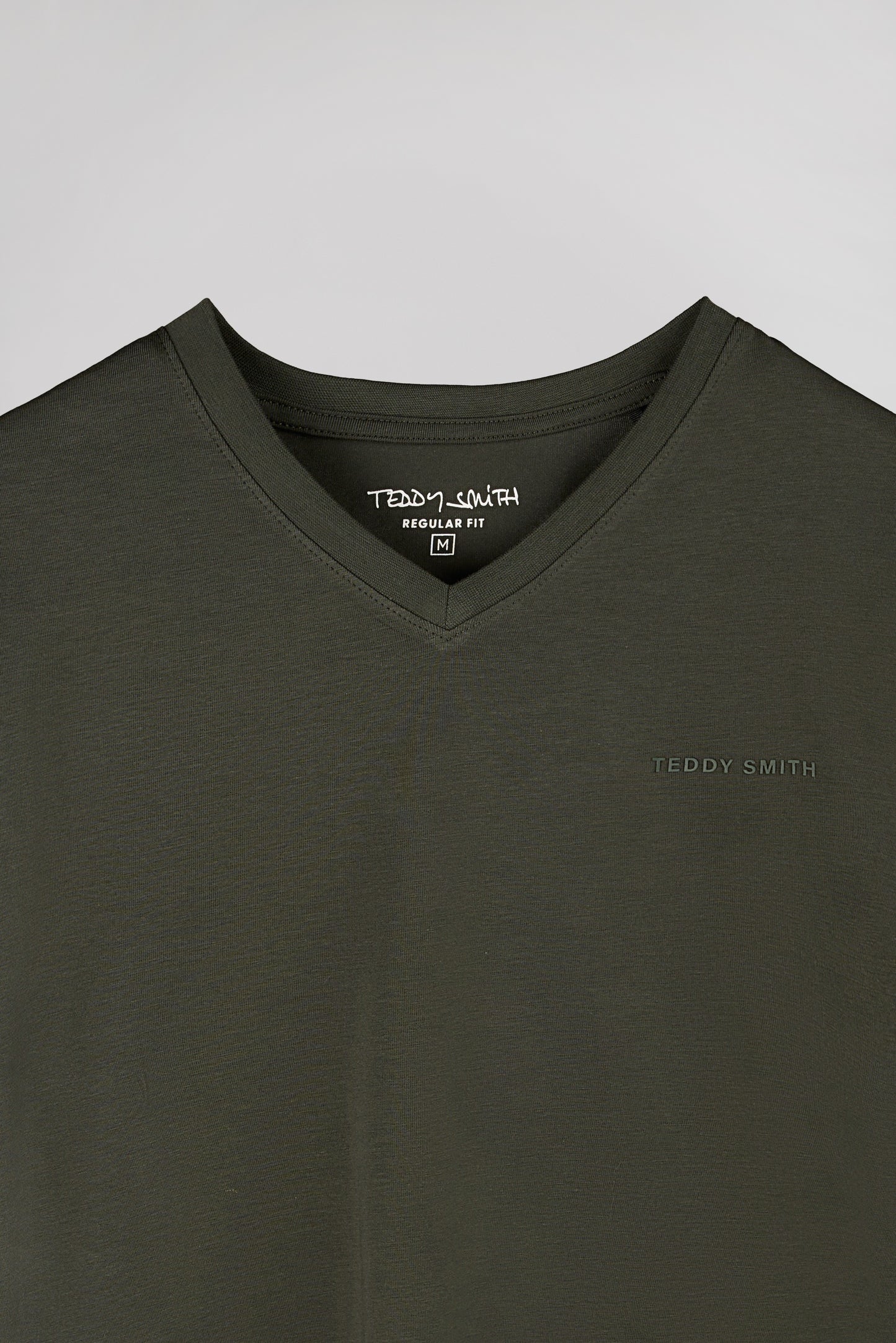 T-shirt col V TAWAX 2 MC DEEP KAKI