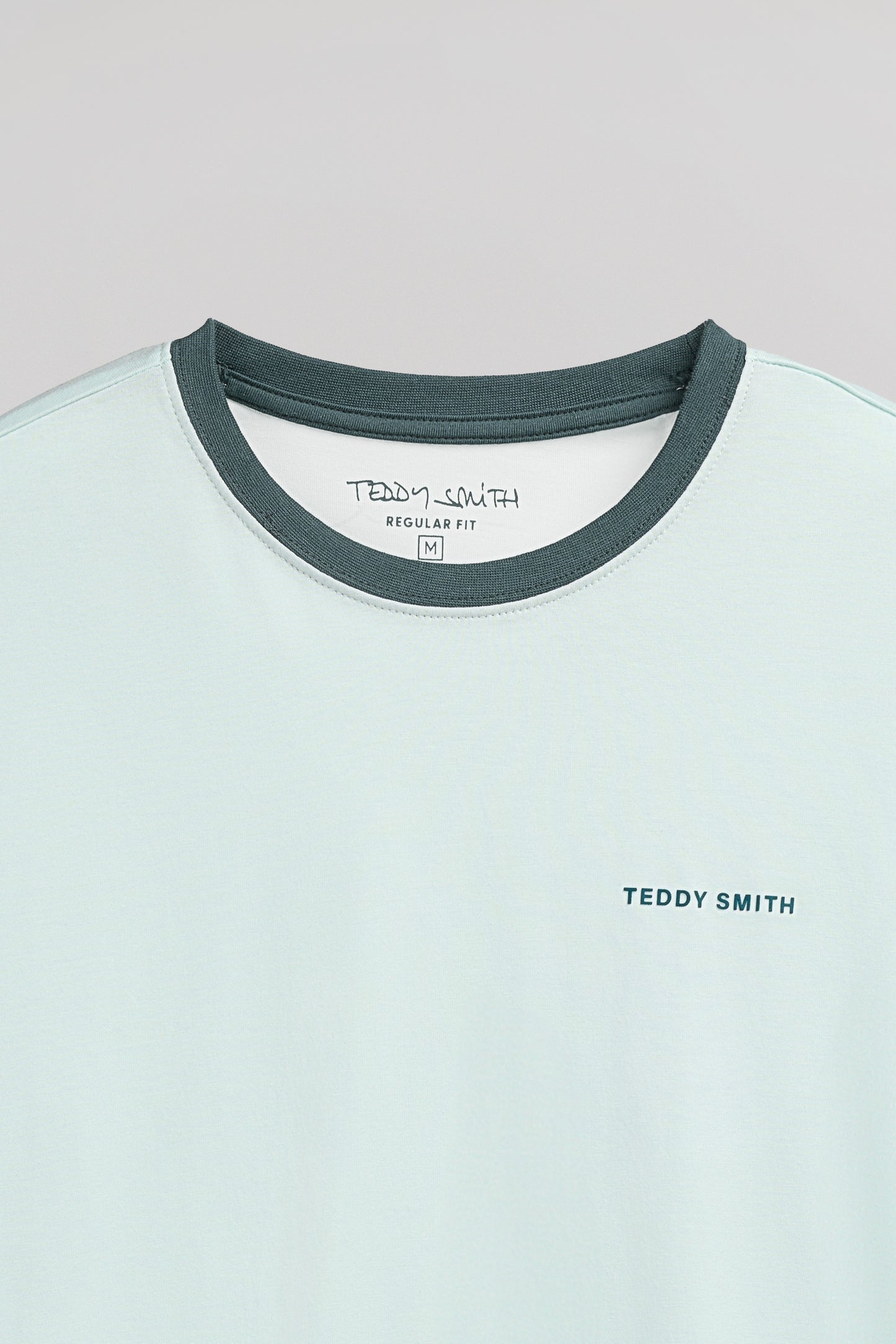 T-shirt col rond THE TEE 2 R MC BLEU GLACIER