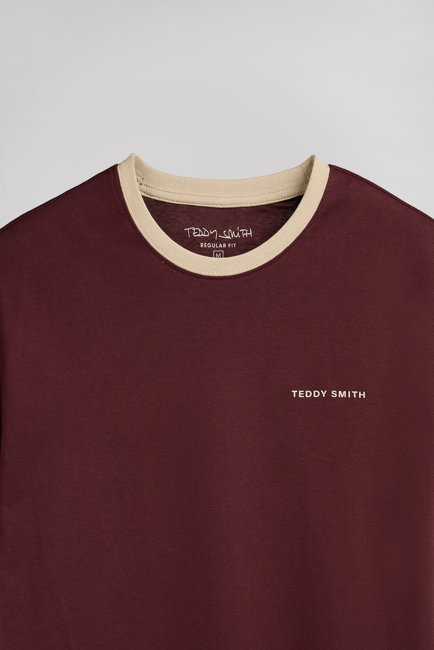 T-shirt col rond THE-TEE 2 R MC BORDEAUX FONCE