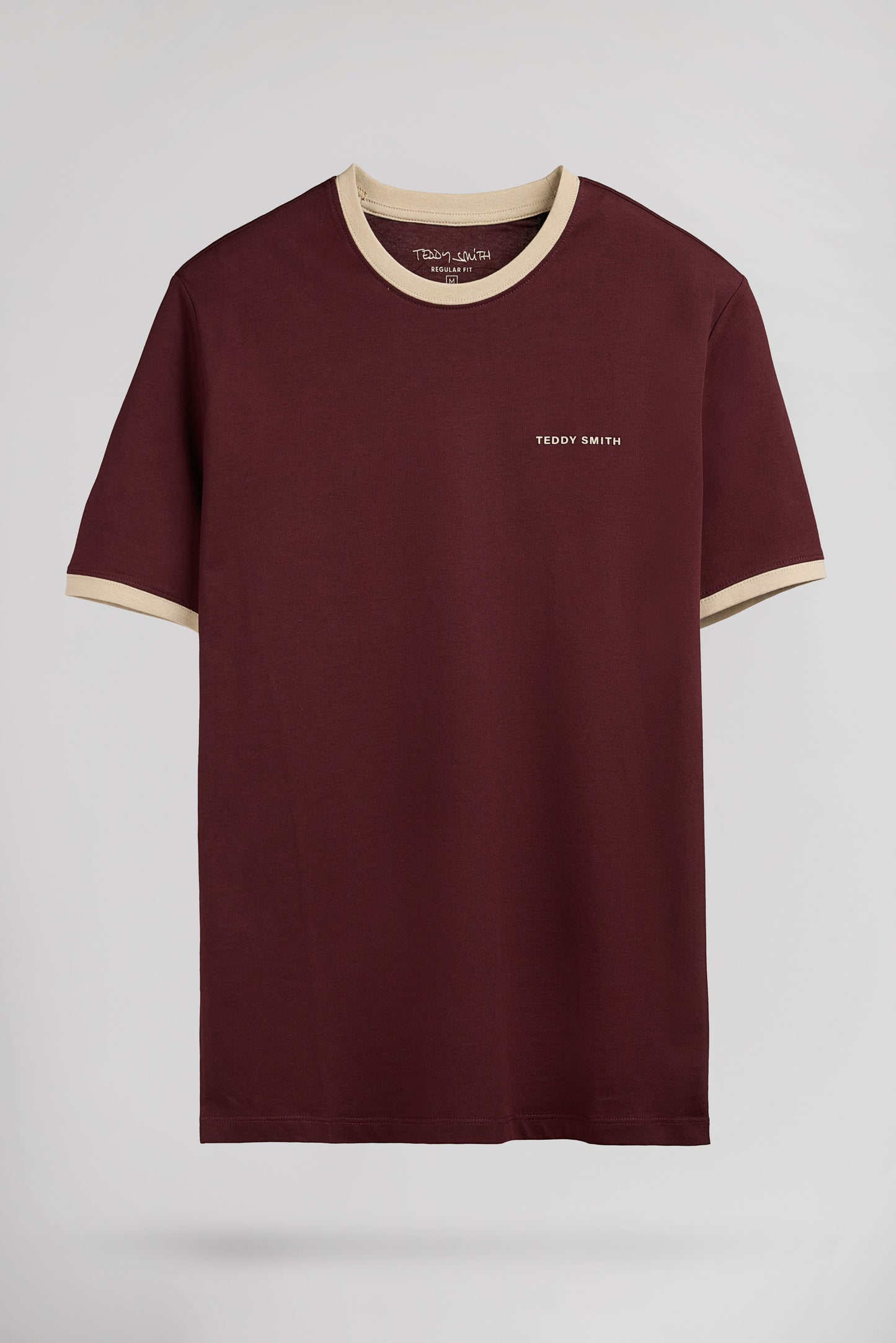 T-shirt col rond THE-TEE 2 R MC BORDEAUX FONCE