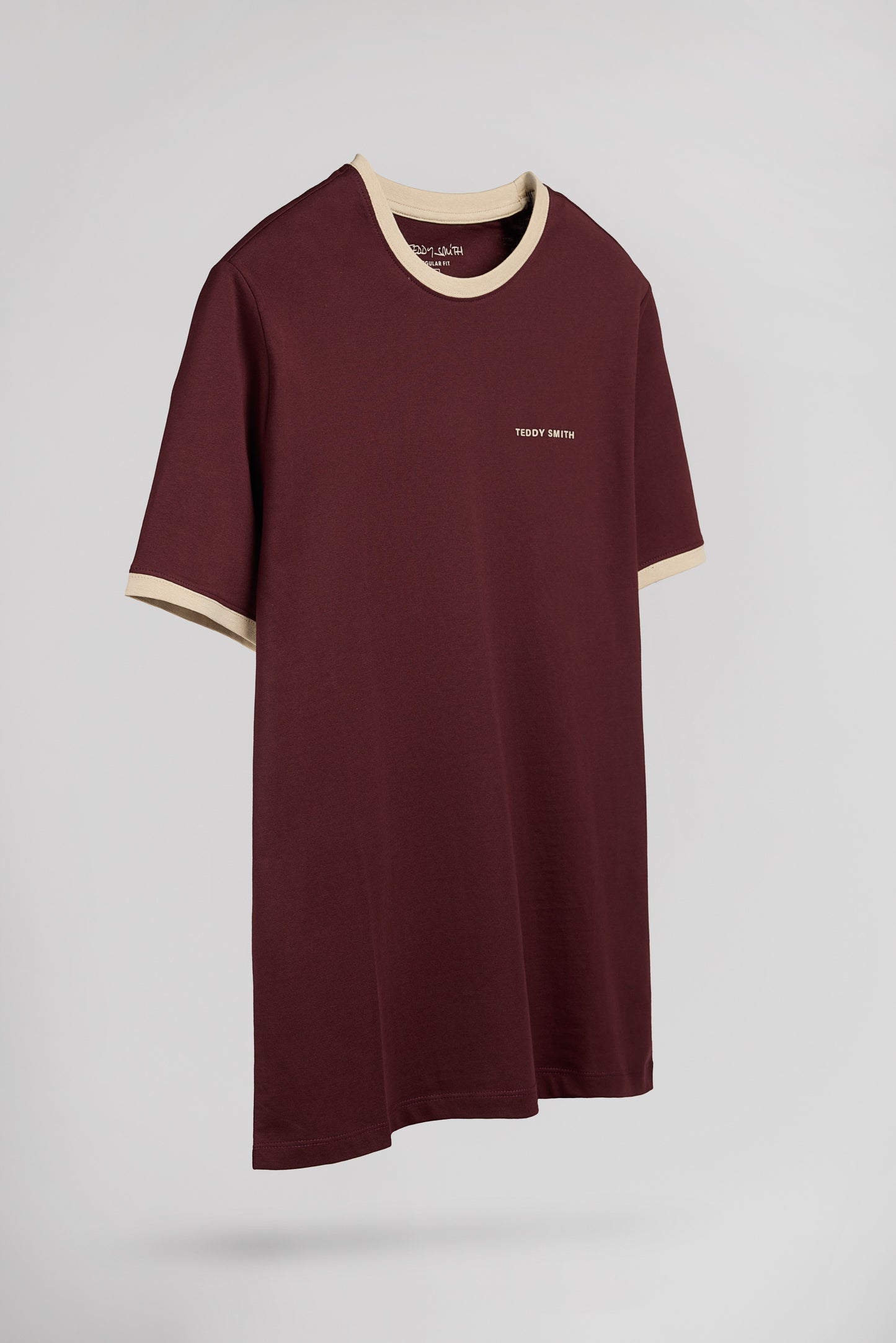 T-shirt col rond THE-TEE 2 R MC BORDEAUX FONCE