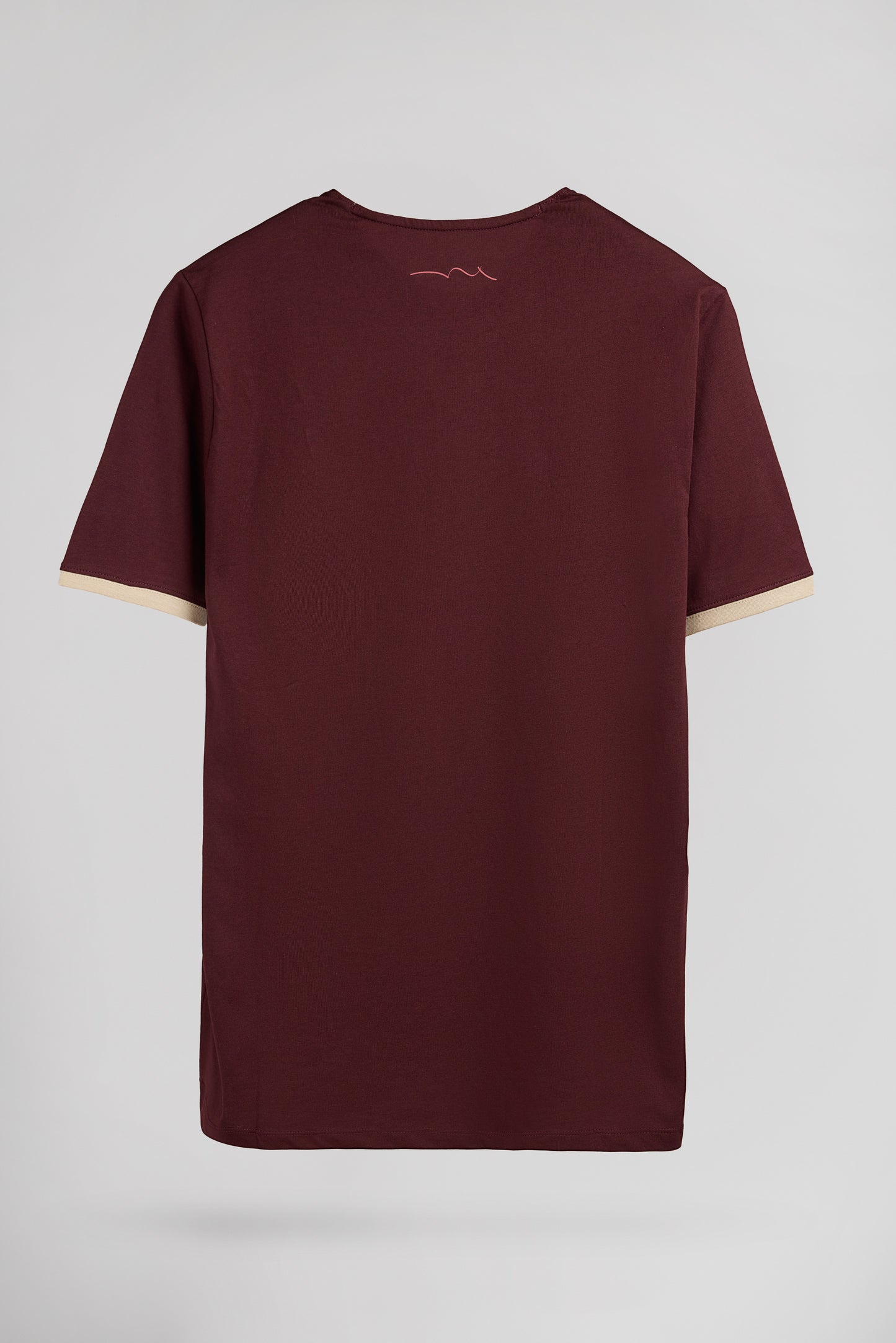 T-shirt col rond THE-TEE 2 R MC BORDEAUX FONCE
