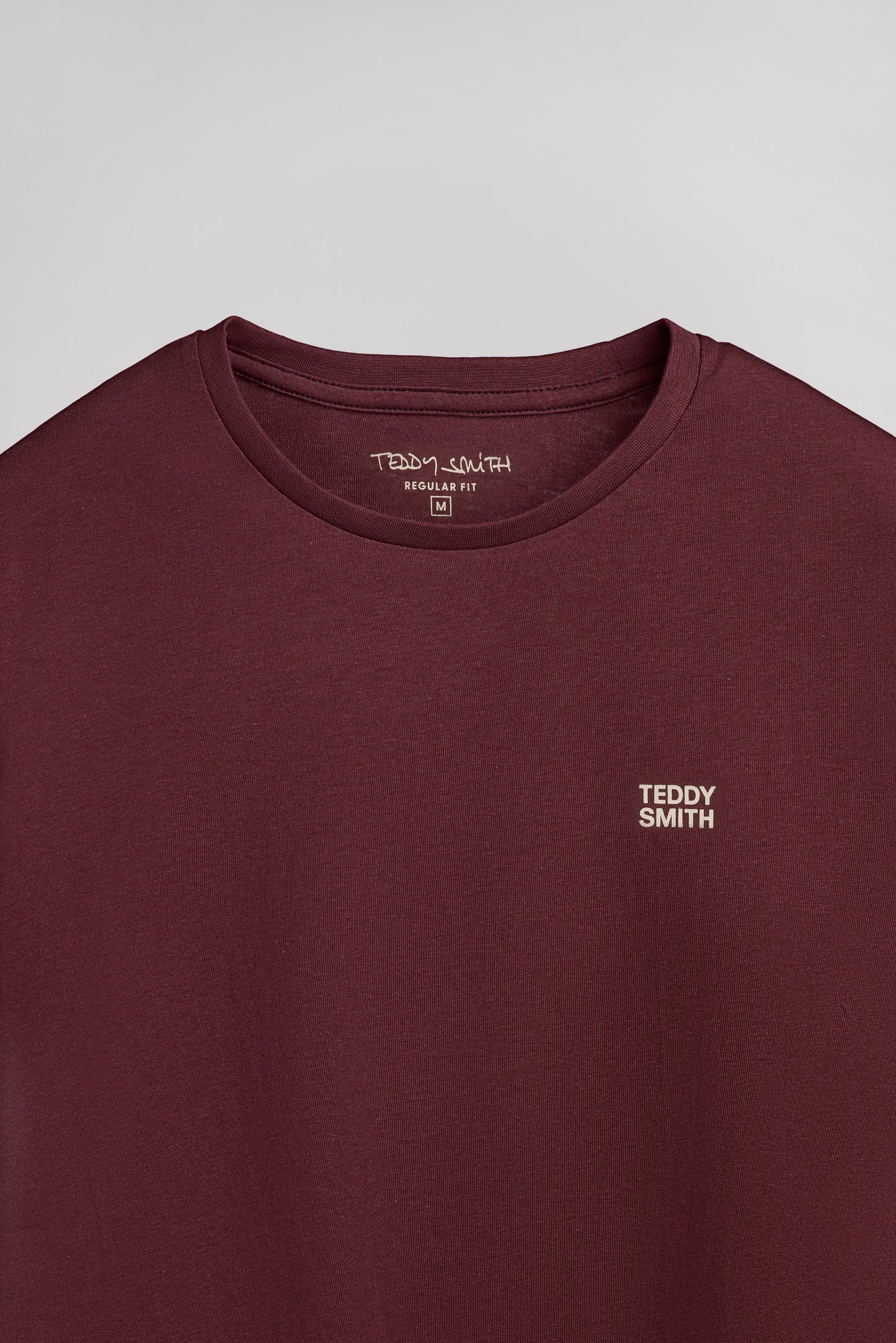 T-shirt col rond THE TEE 1 MC BORDEAUX FONCE
