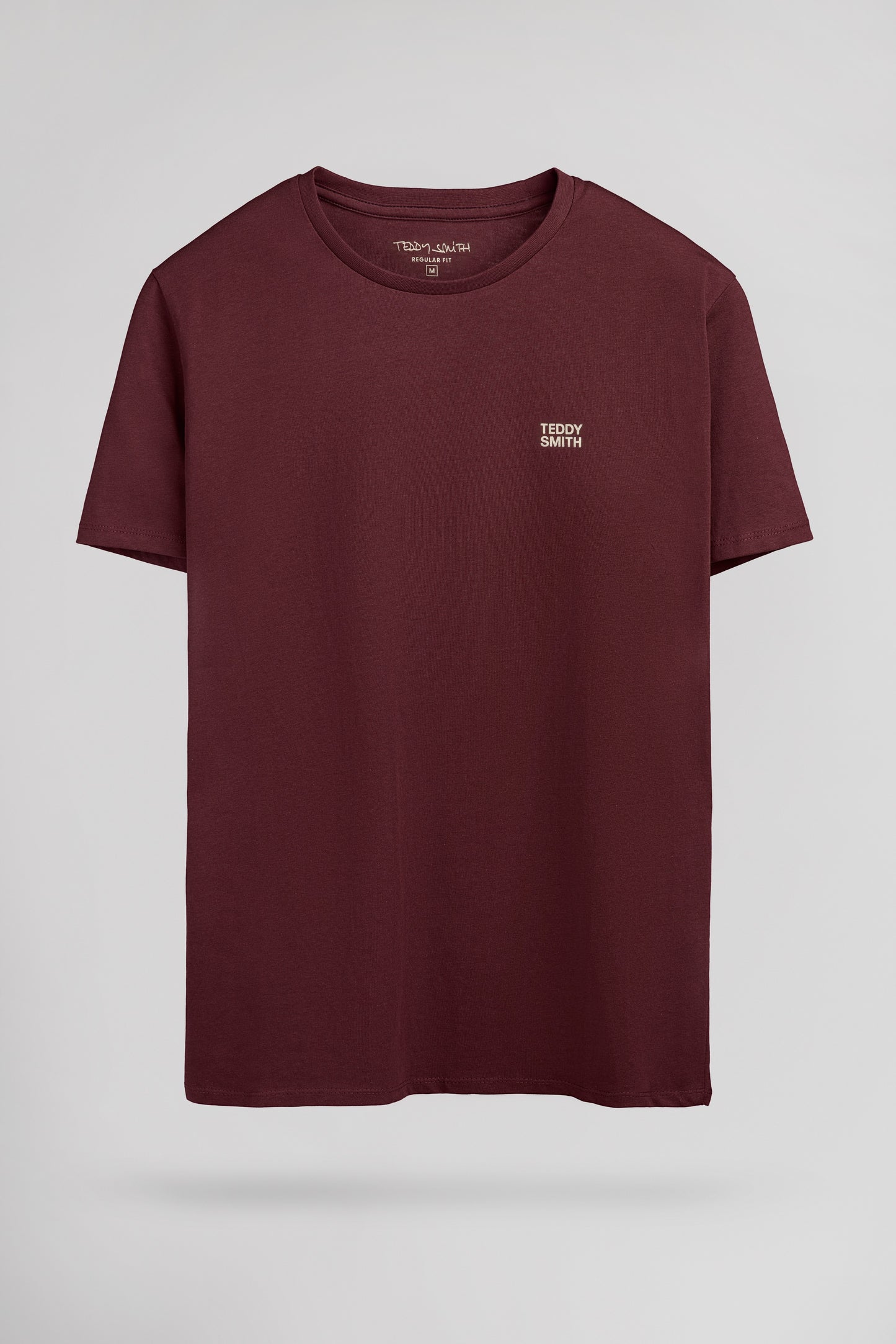 T-shirt col rond THE TEE 1 MC BORDEAUX FONCE