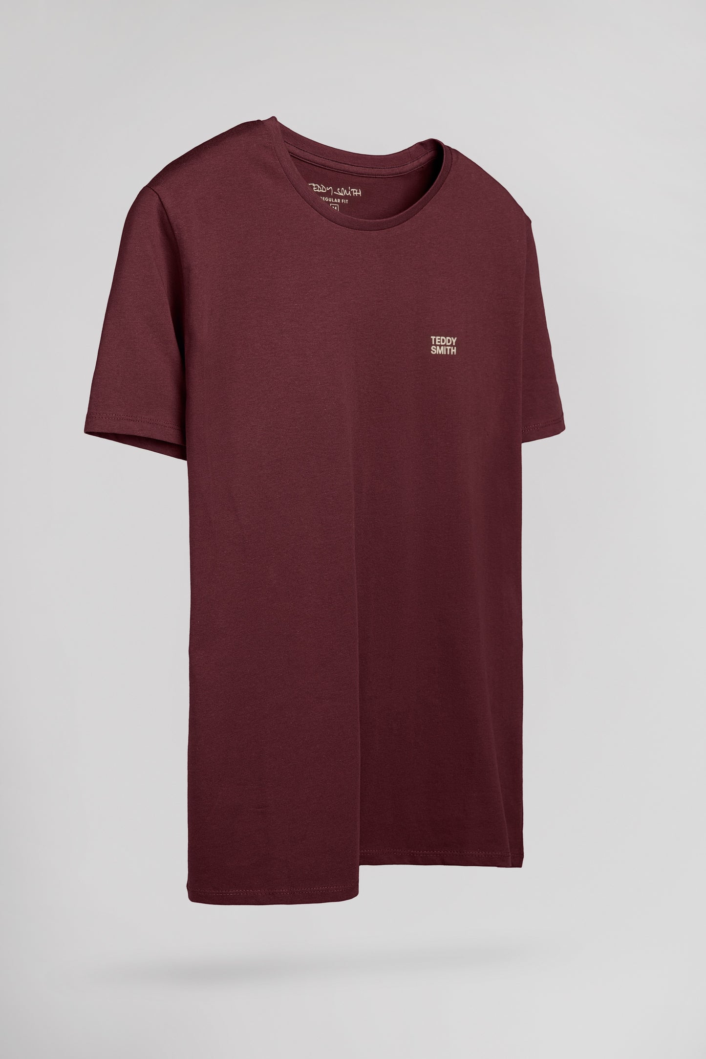 T-shirt col rond THE TEE 1 MC BORDEAUX FONCE