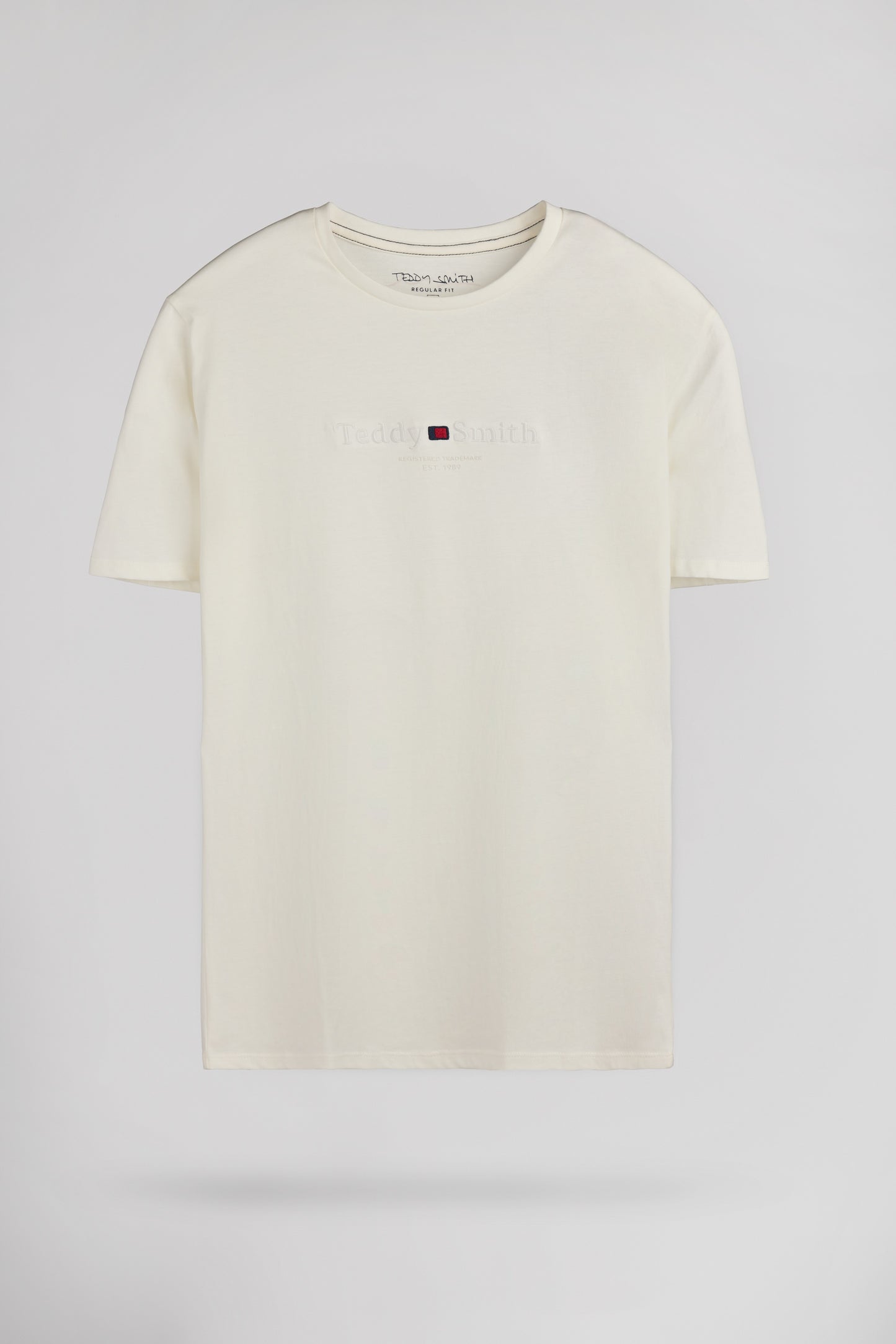 T-shirt col rond T-JIM MC MIDDLE WHITE