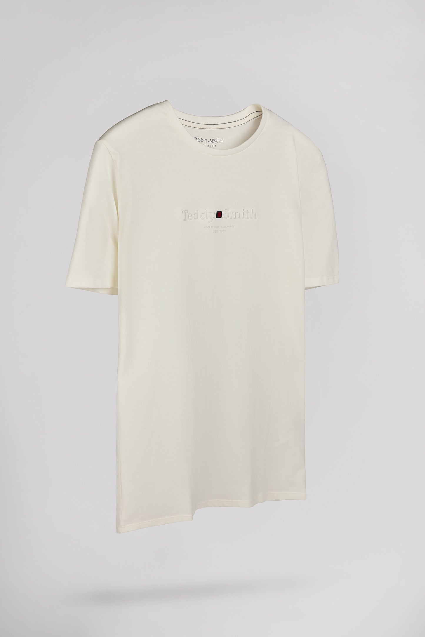 T-shirt col rond T-JIM MC MIDDLE WHITE