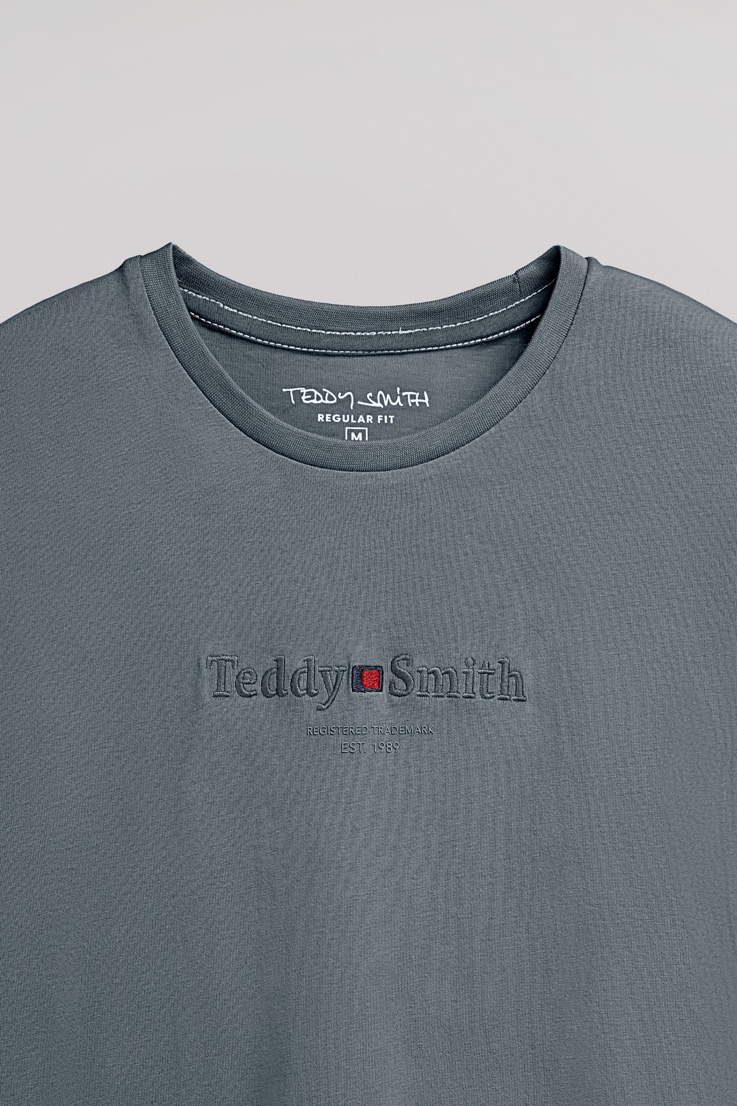 T-shirt col rond T-JIM MC STROM GREY