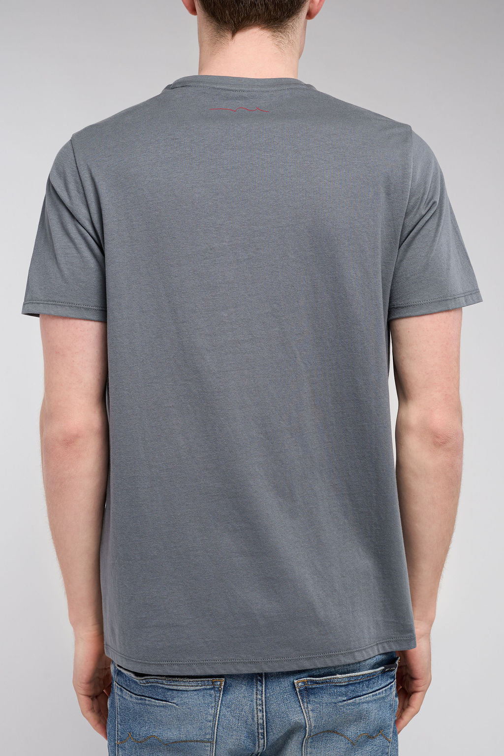 T-shirt col rond T-JIM MC STROM GREY