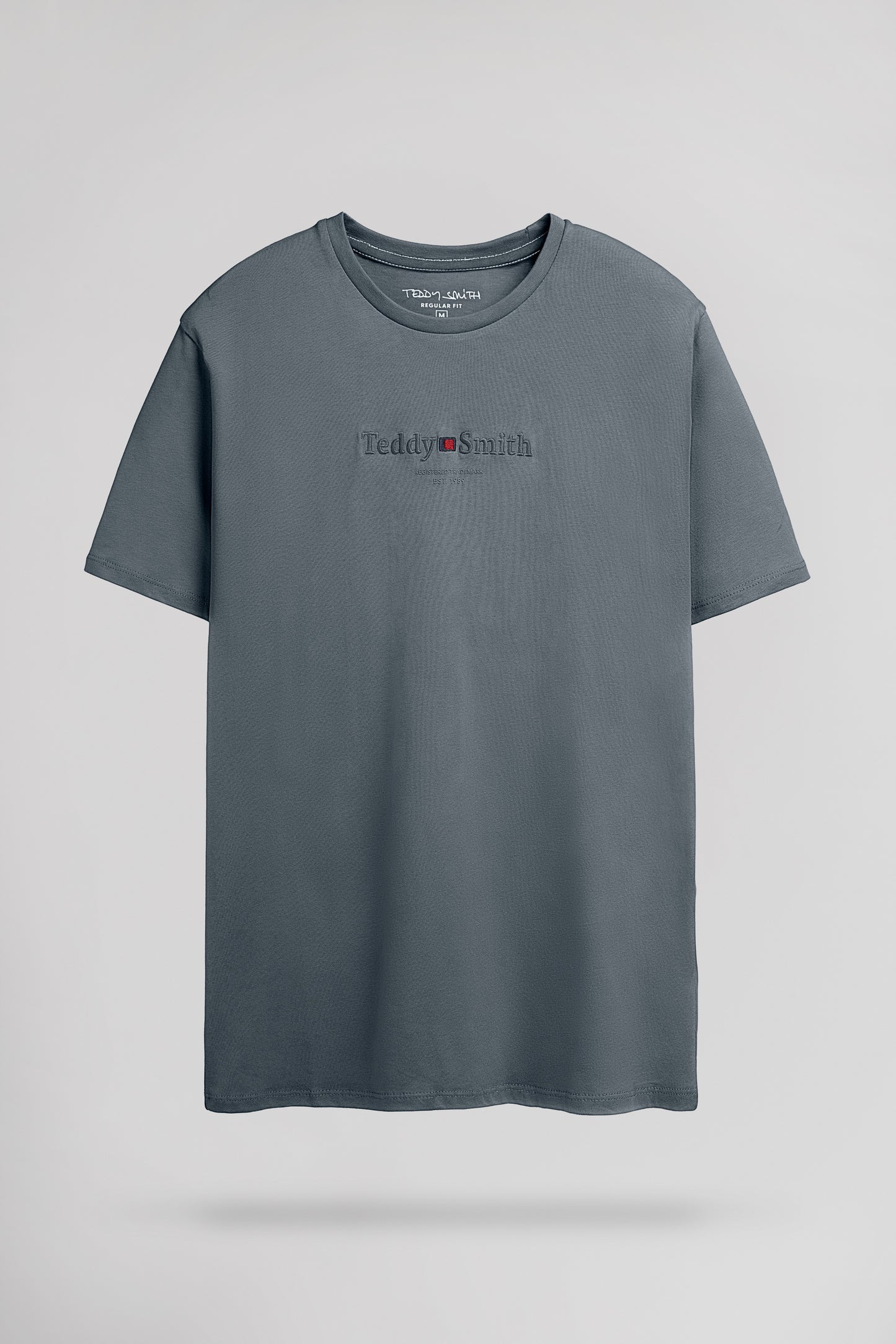 T-shirt col rond T-JIM MC STROM GREY