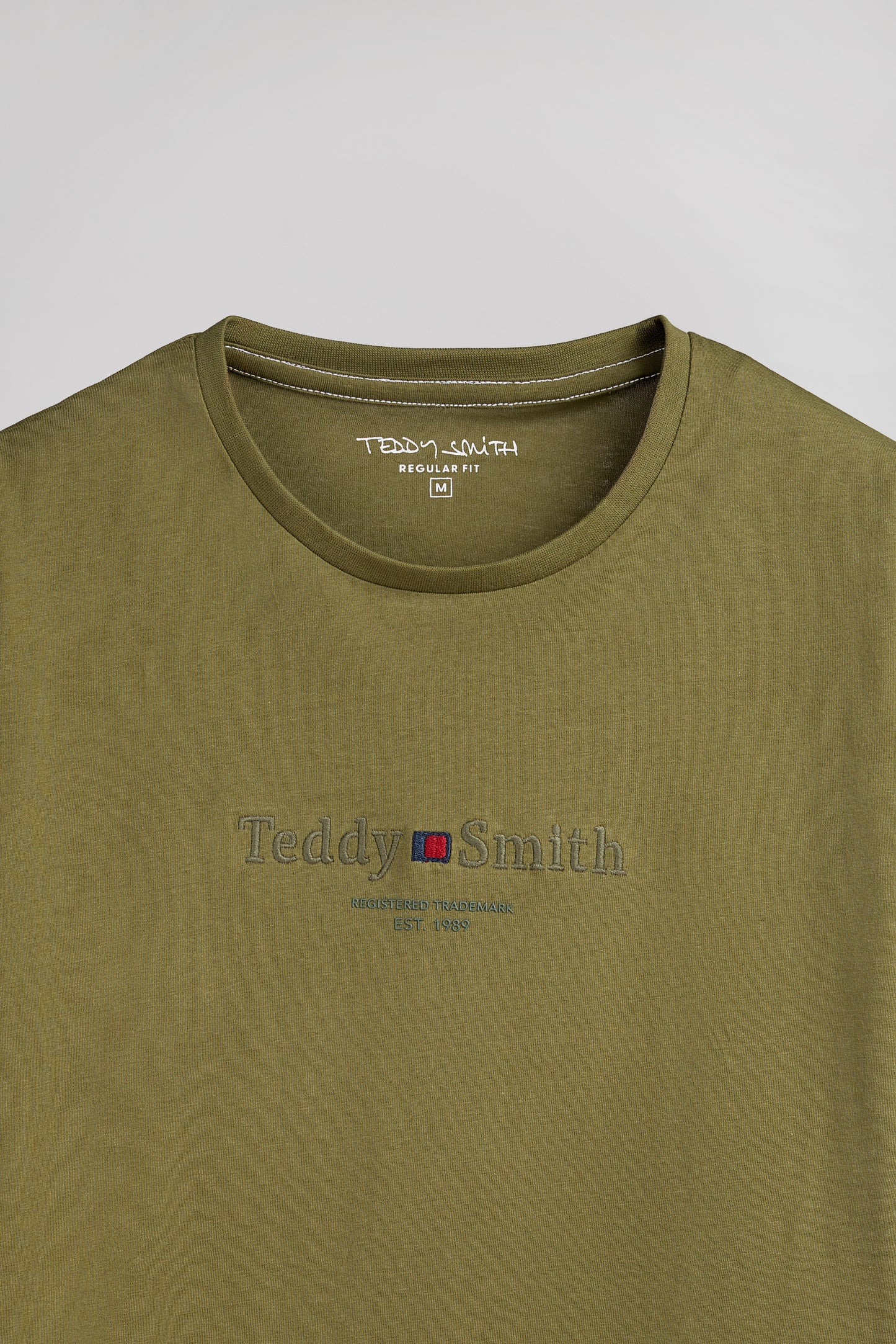 T-shirt col rond T-JIM MC OLIVE