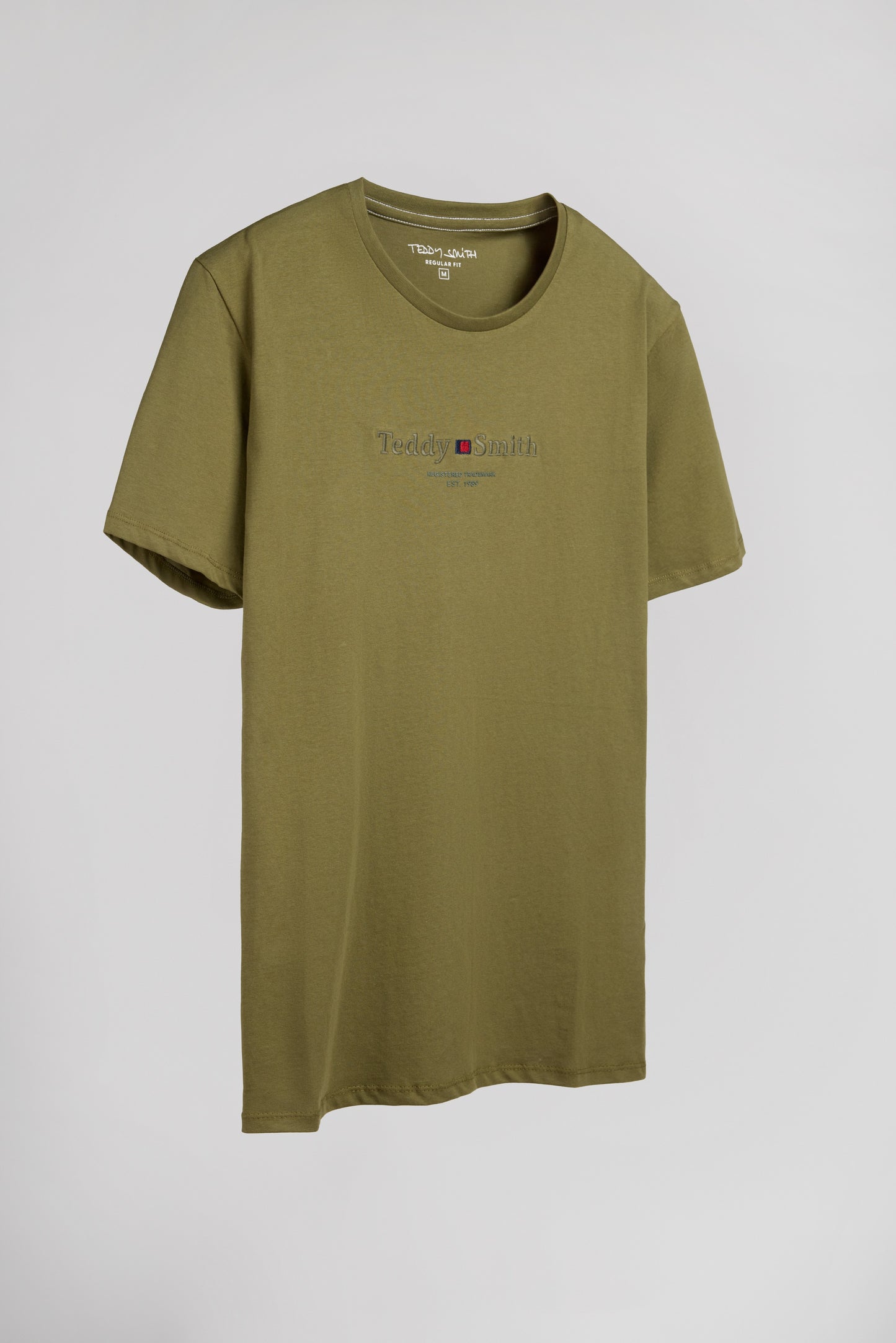 T-shirt col rond T-JIM MC OLIVE