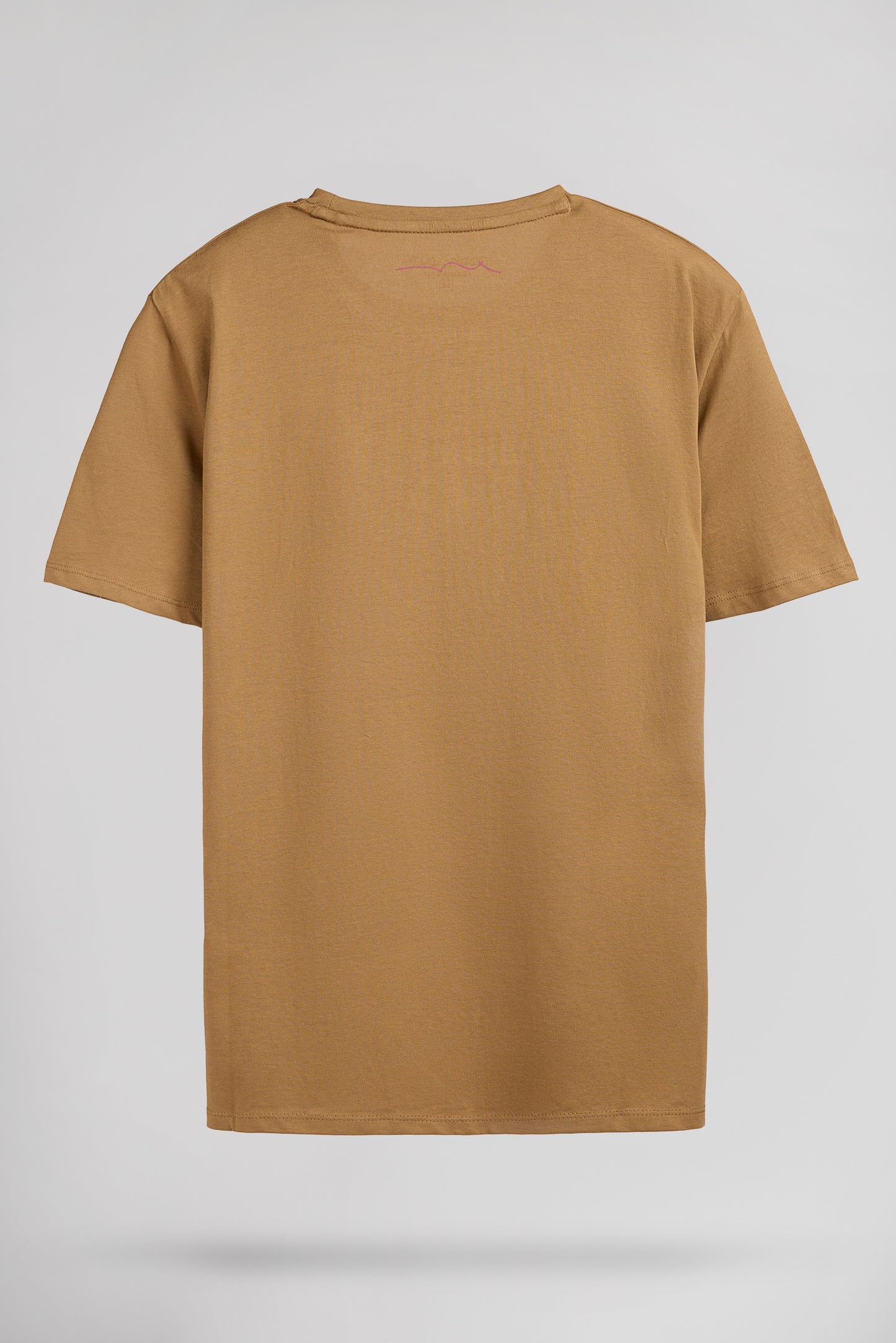 T-shirt col rond T-JIM MC NOISETTE