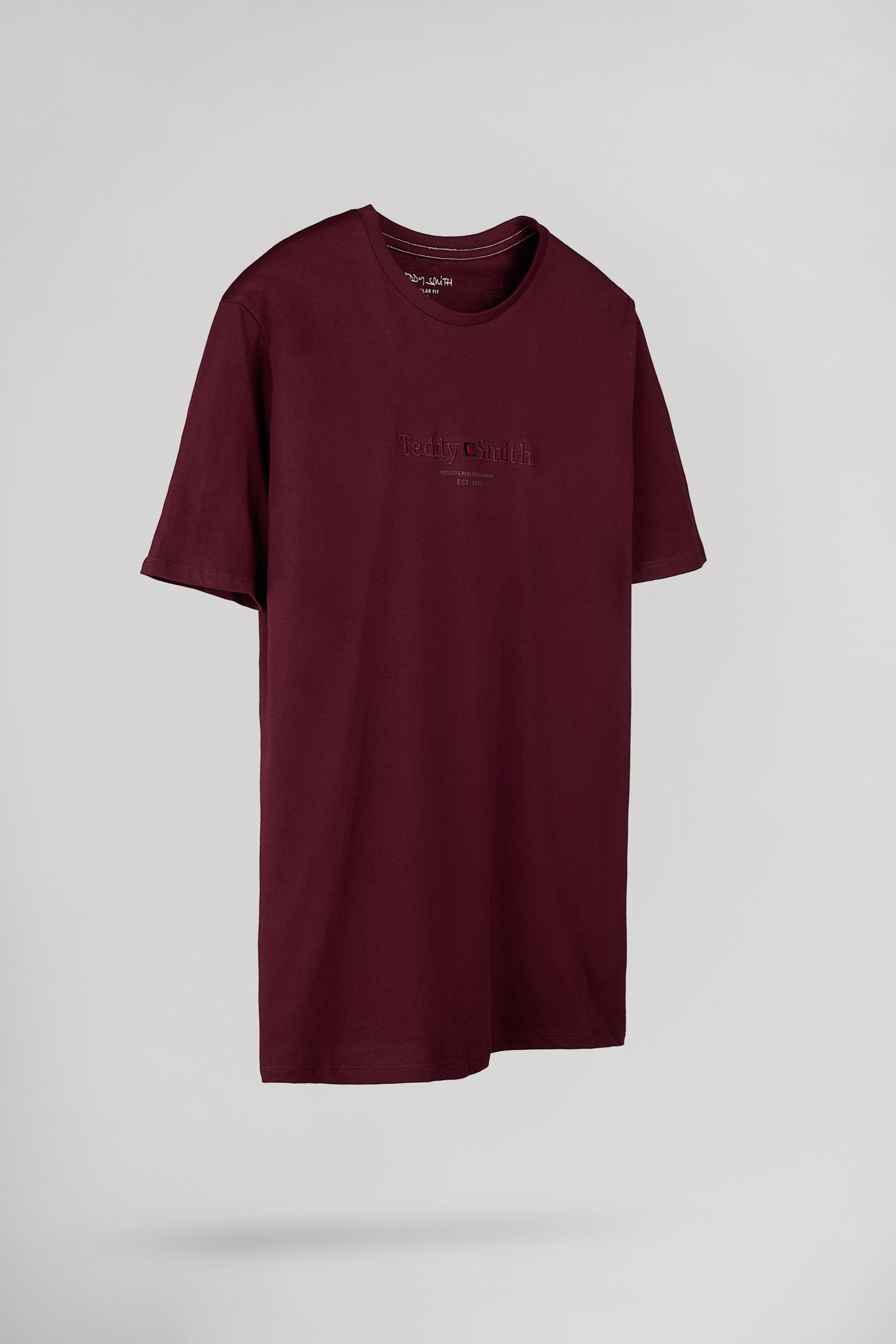 T-shirt col rond T-JIM MC DARK WINE