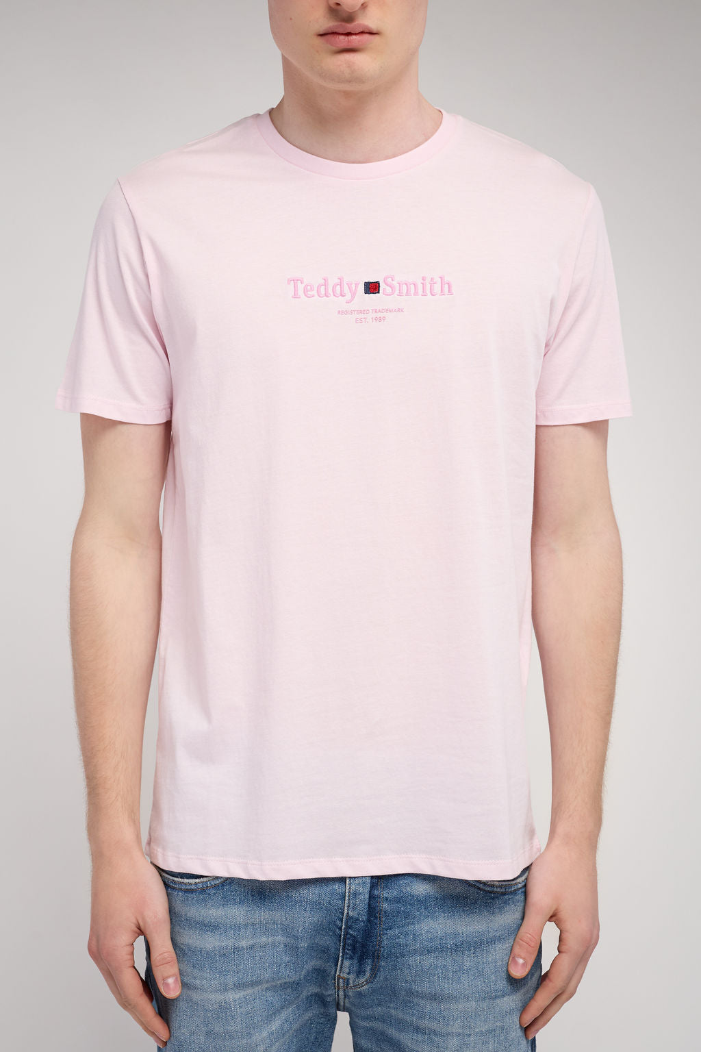 T-shirt col rond T-JIM MC PINK SHIRT