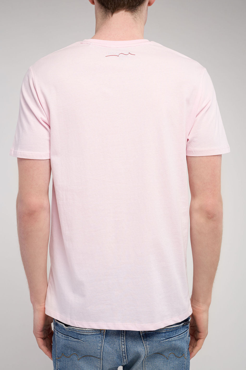 T-shirt col rond T-JIM MC PINK SHIRT