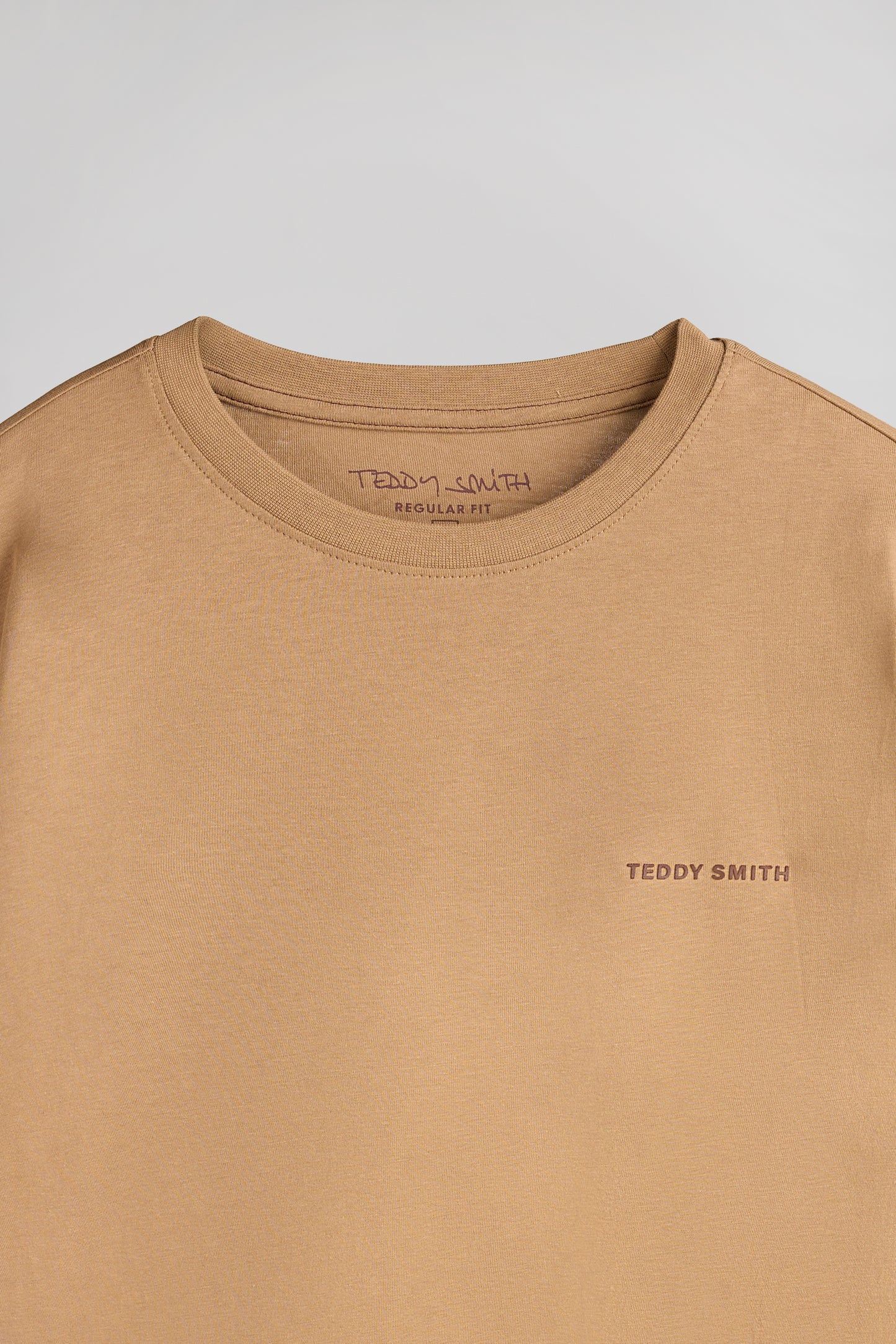 T-shirt col rond THE TEE 2 ML NOISETTE