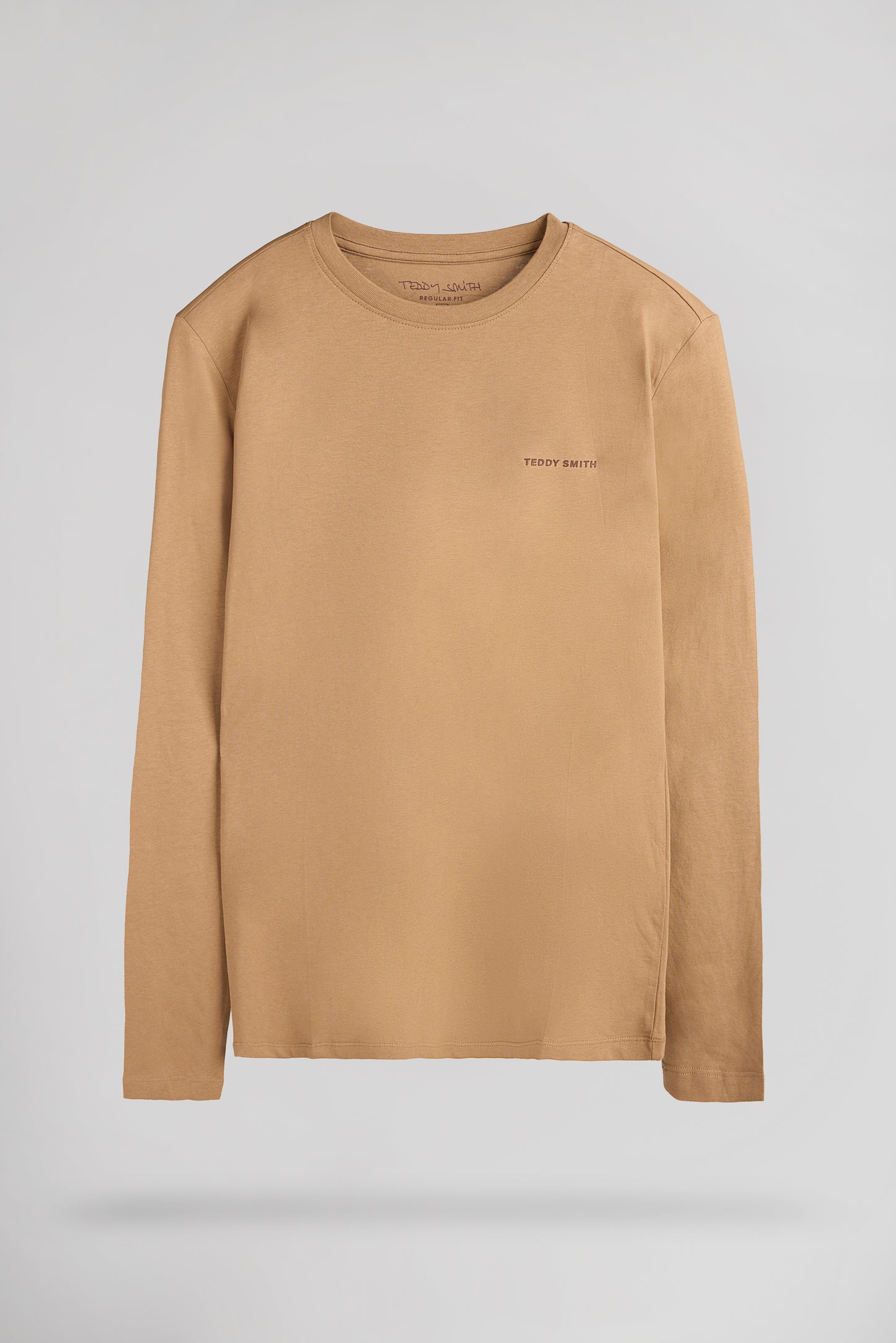 T-shirt col rond THE TEE 2 ML NOISETTE