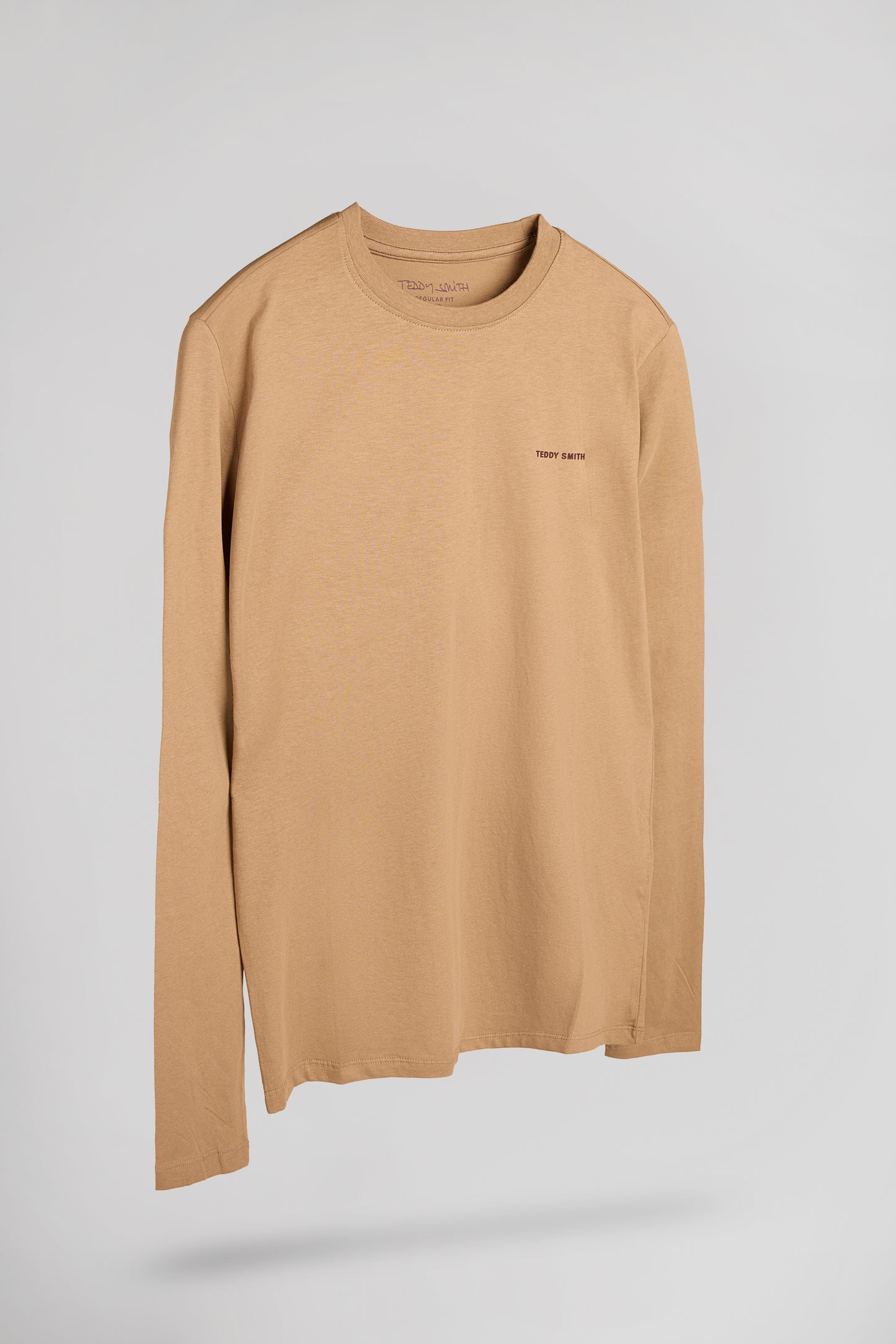 T-shirt col rond THE TEE 2 ML NOISETTE