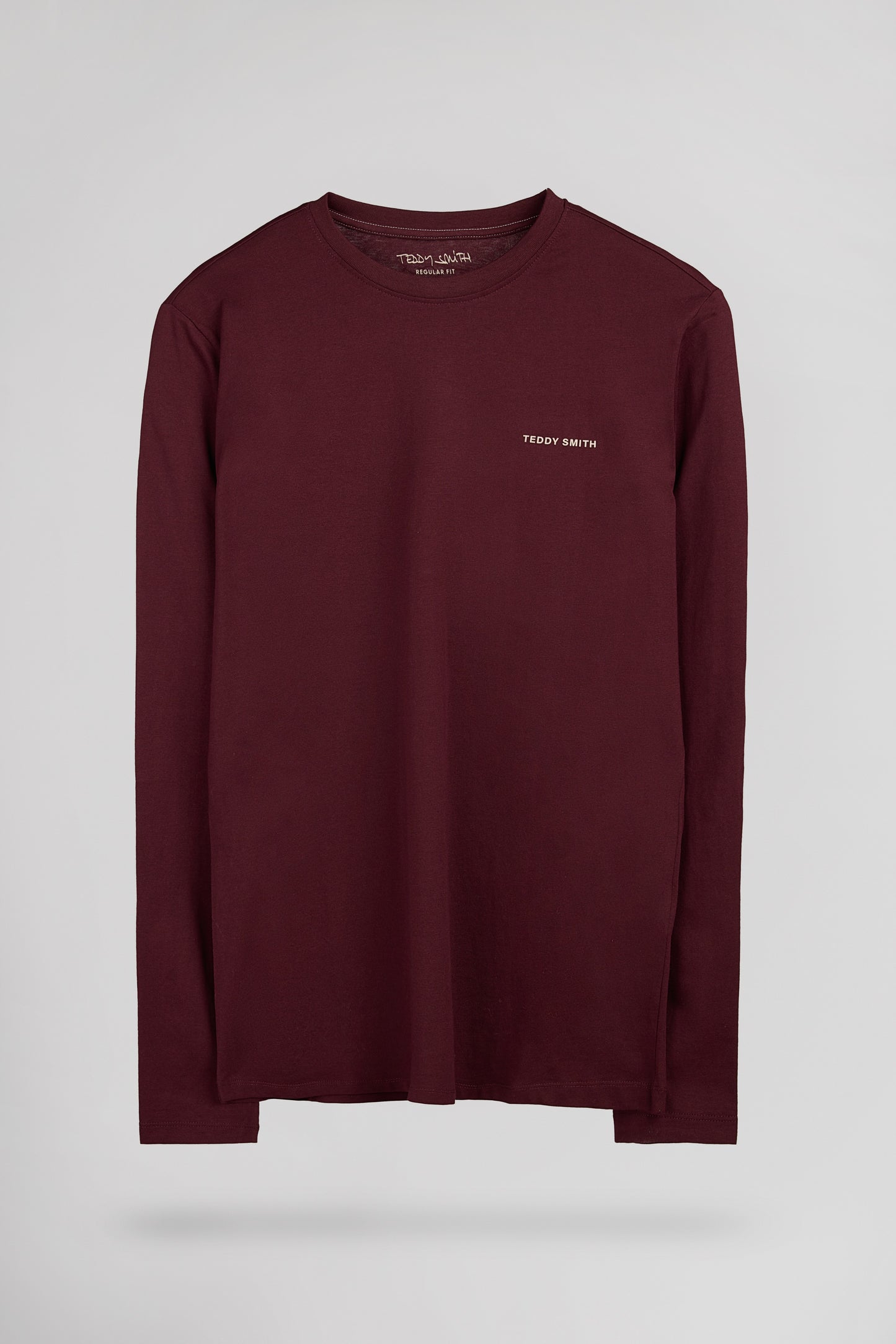 T-shirt col rond THE TEE 2 ML BORDEAUX FONCE