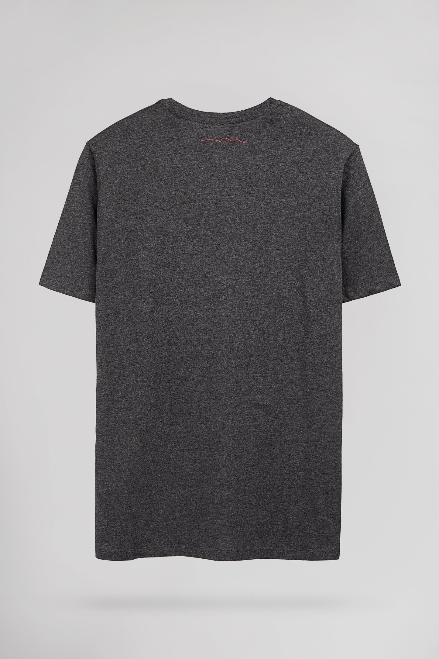 T-shirt col rond T-ARES MC MELANGE BLACK