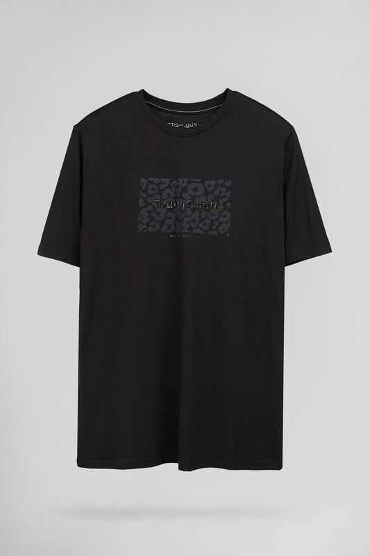 Achat T-shirt col rond T-ARES MC NOIR