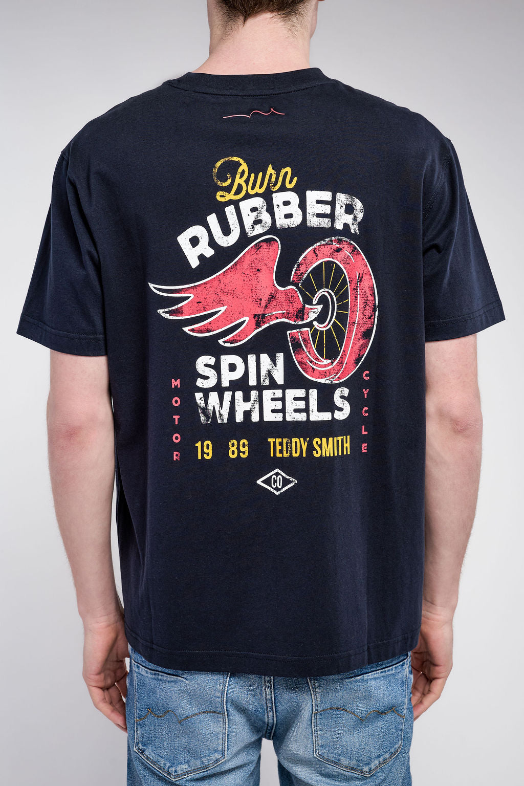 T-shirt T-RUBBER MC DARK NAVY