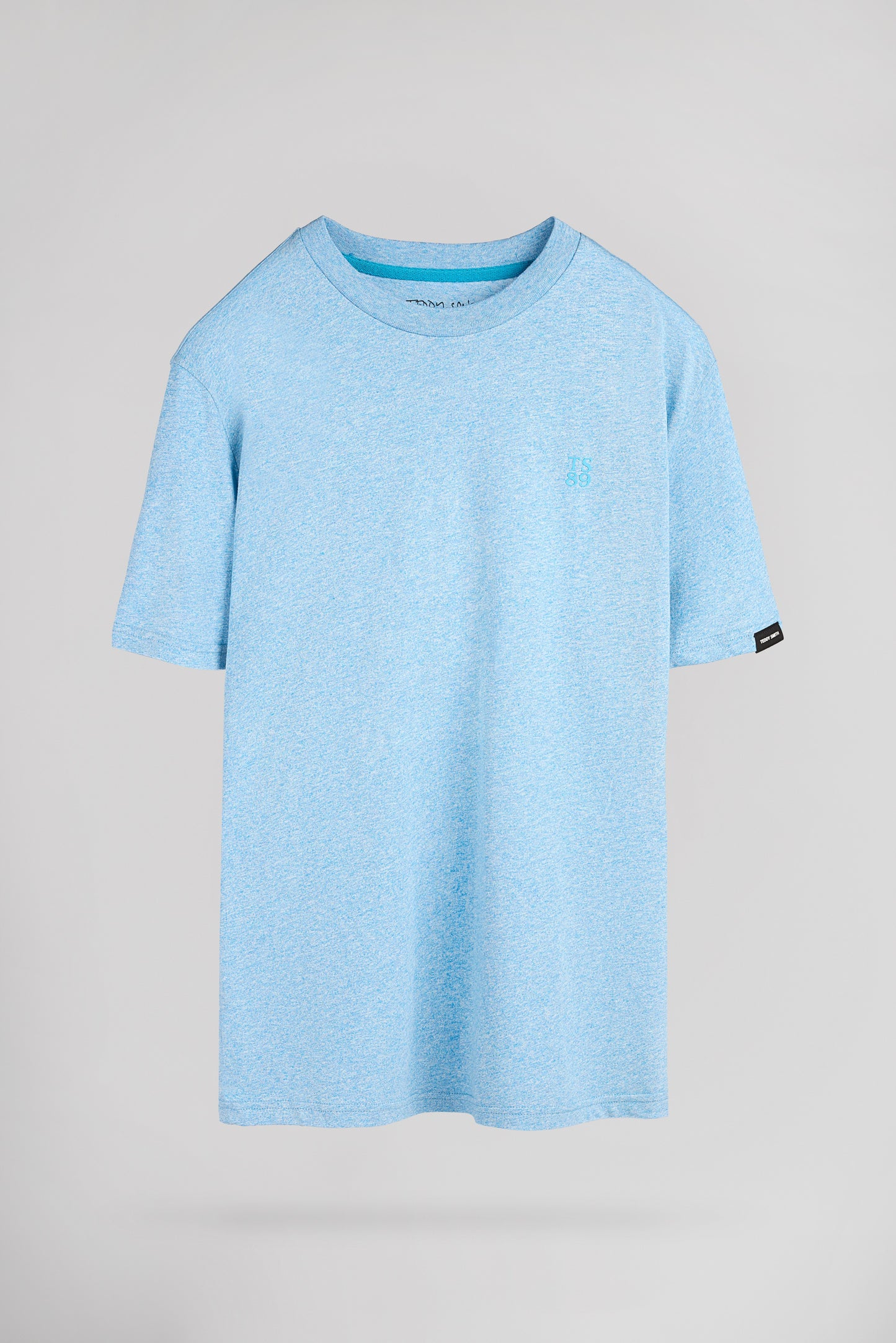 T-shirt col rond T-NARVIK MC BLEU PAON GRINDLE