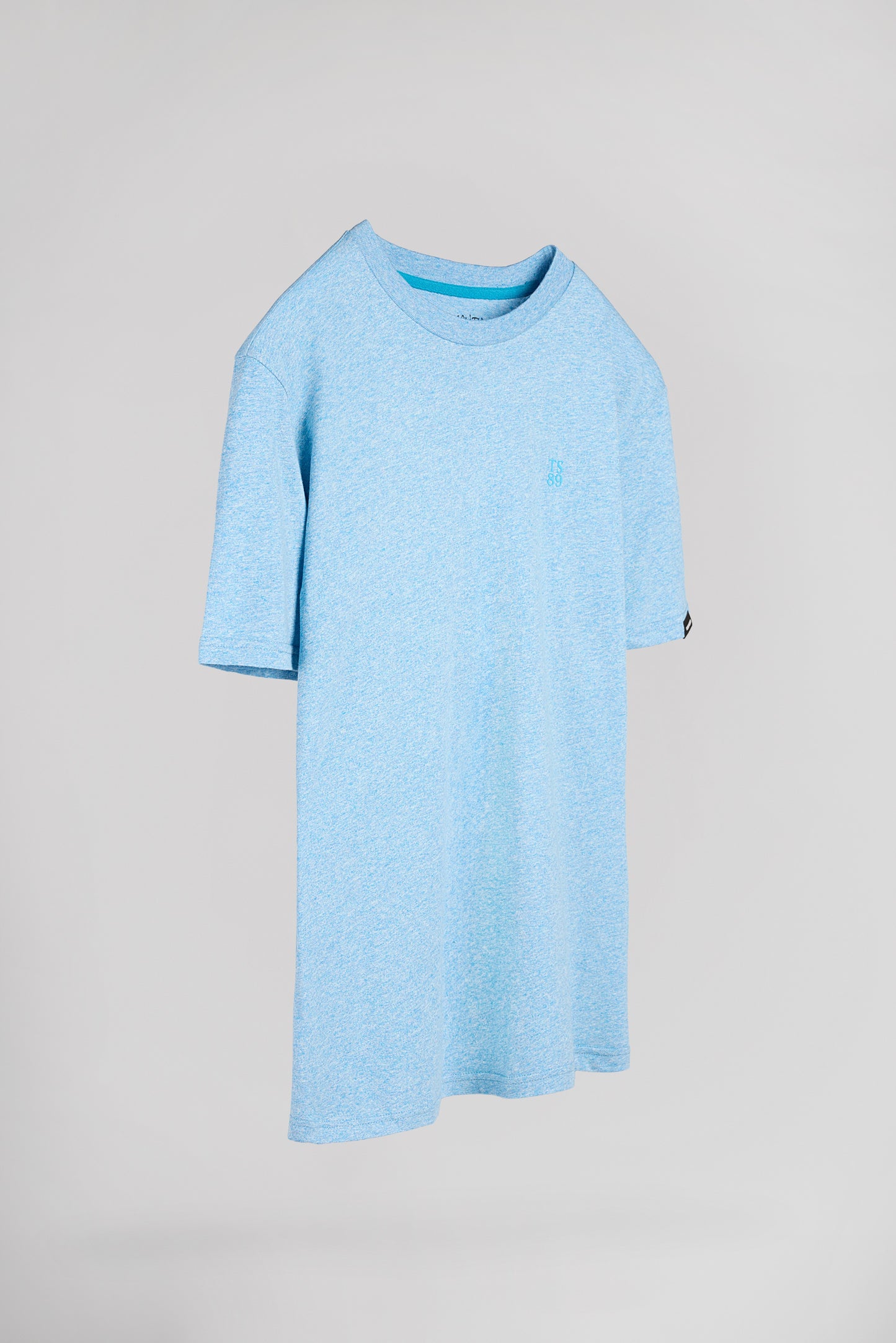 T-shirt col rond T-NARVIK MC BLEU PAON GRINDLE