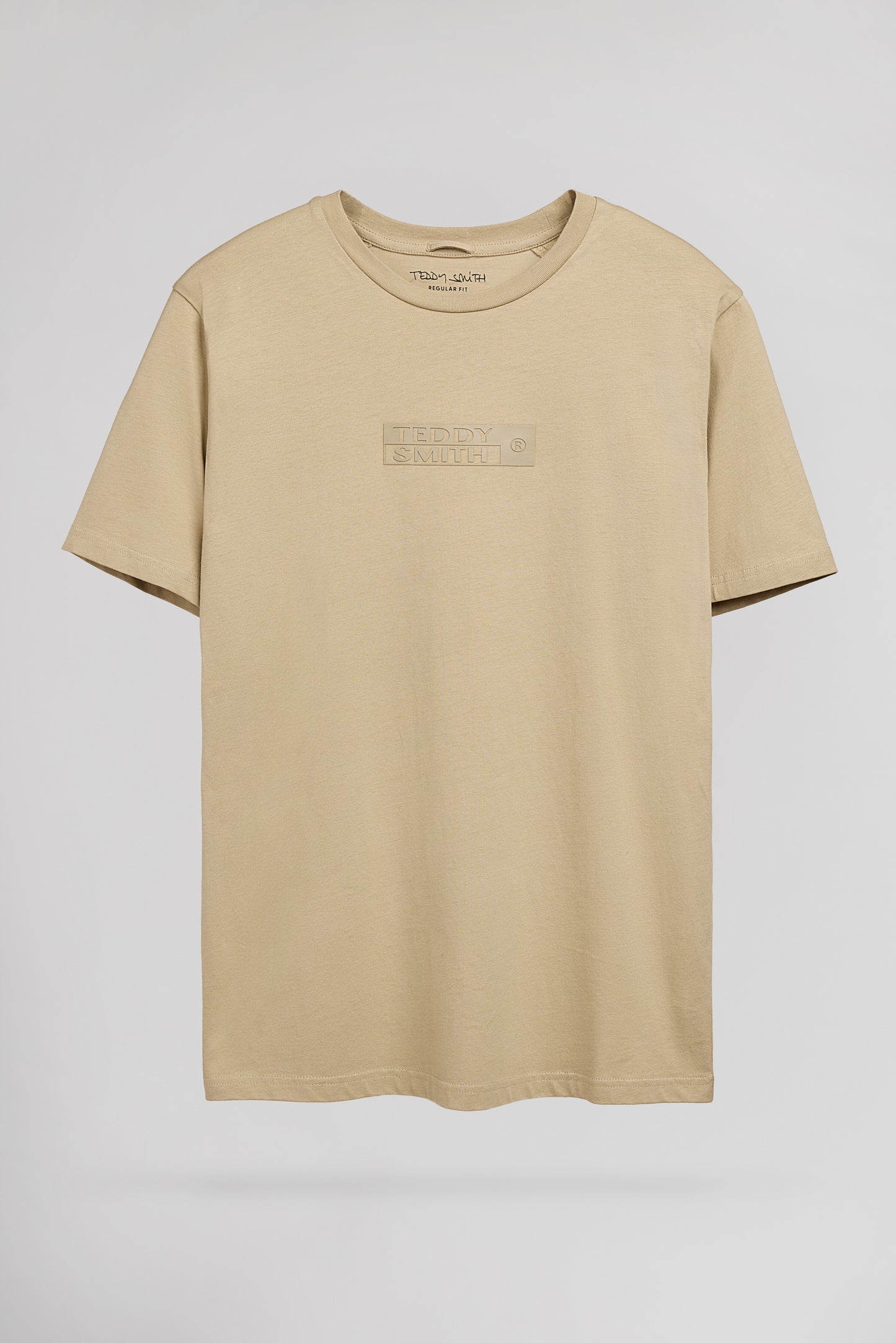 T-shirt col rond T-JOHN MC BEIGE