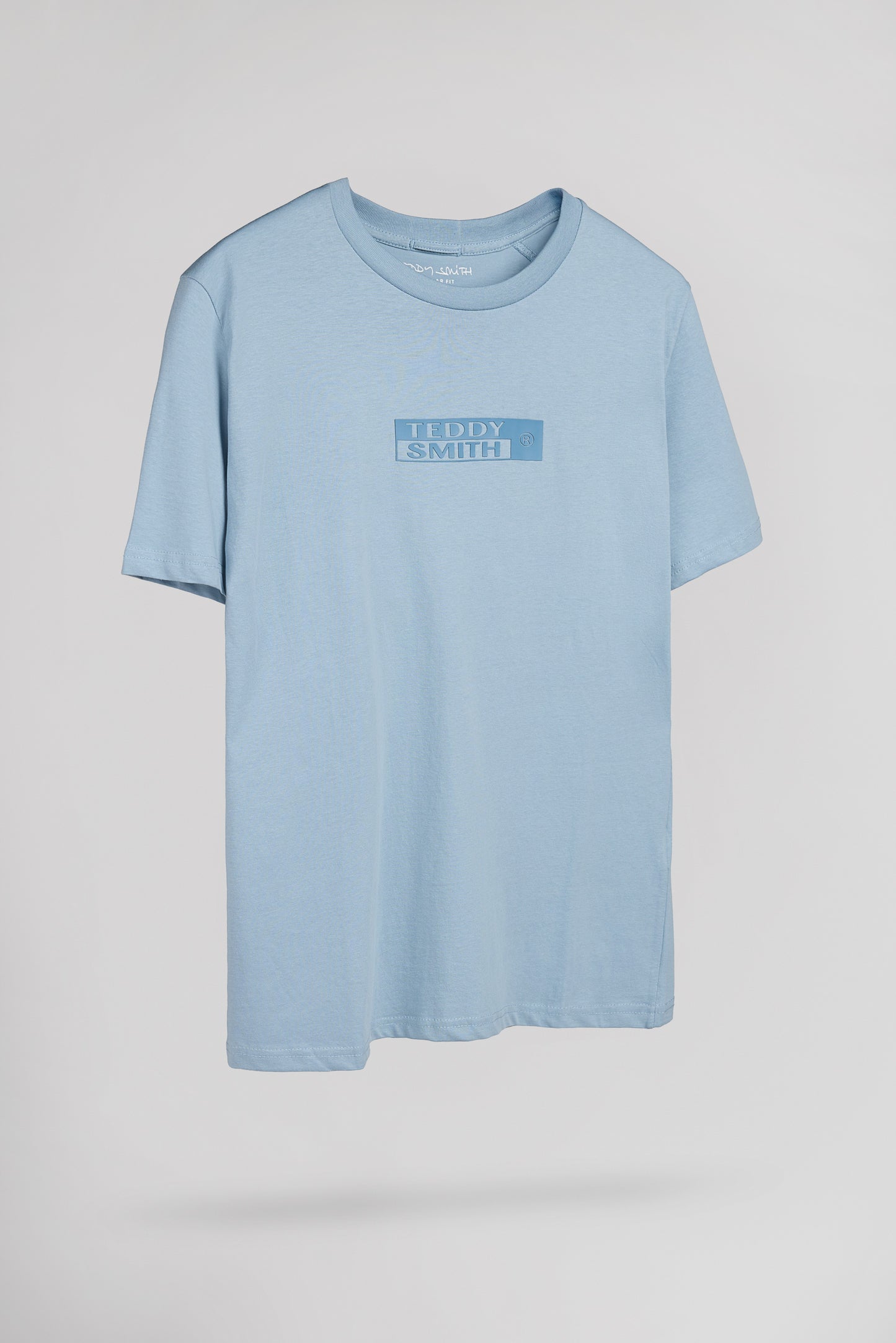 T-shirt col rond T-JOHN MC BLEU GRIS
