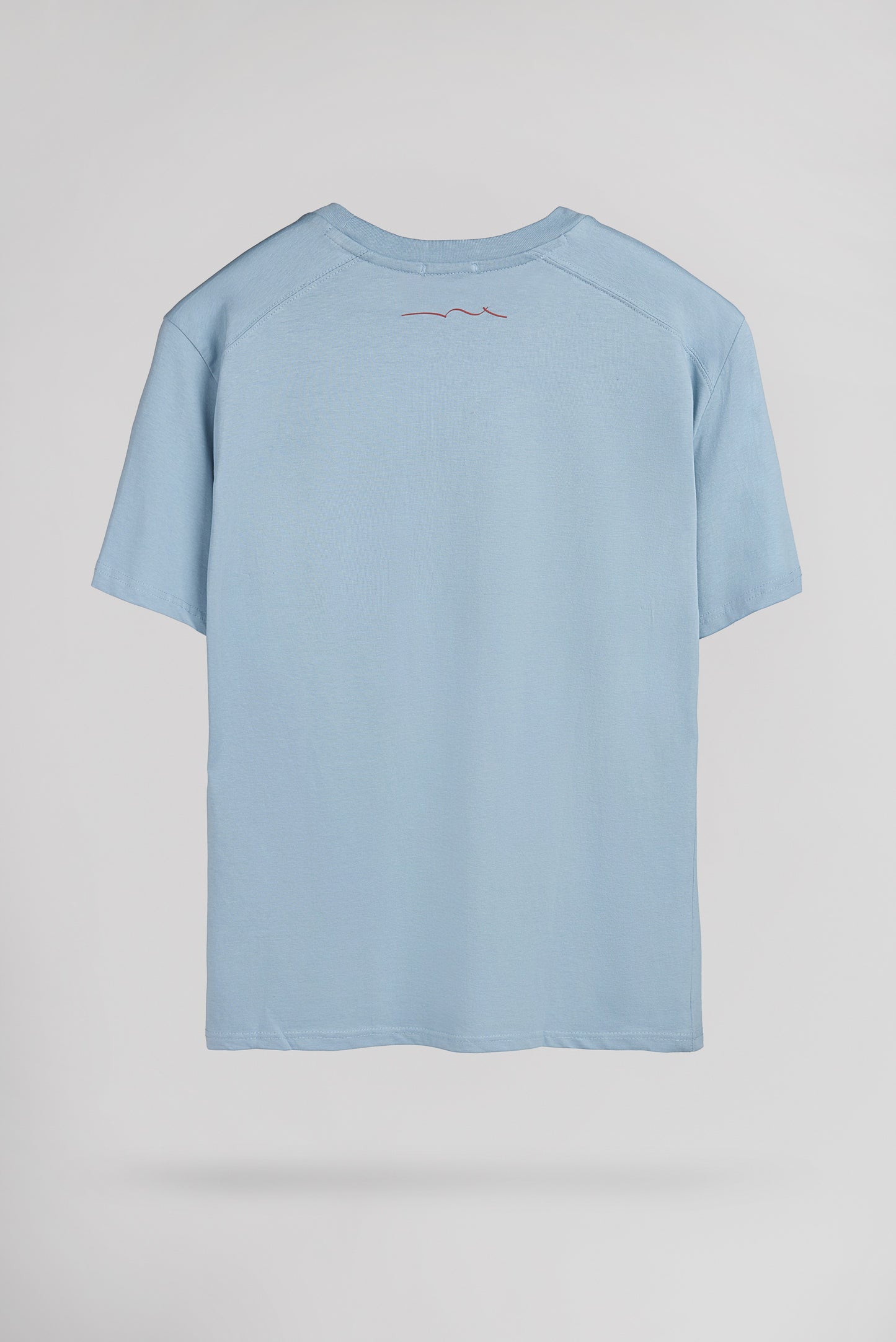 T-shirt col rond T-JOHN MC BLEU GRIS