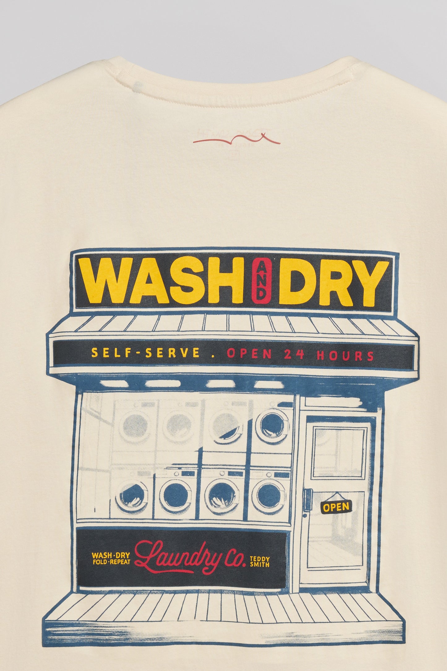 T-shirt col rond T-LAUNDRY MC CREAM
