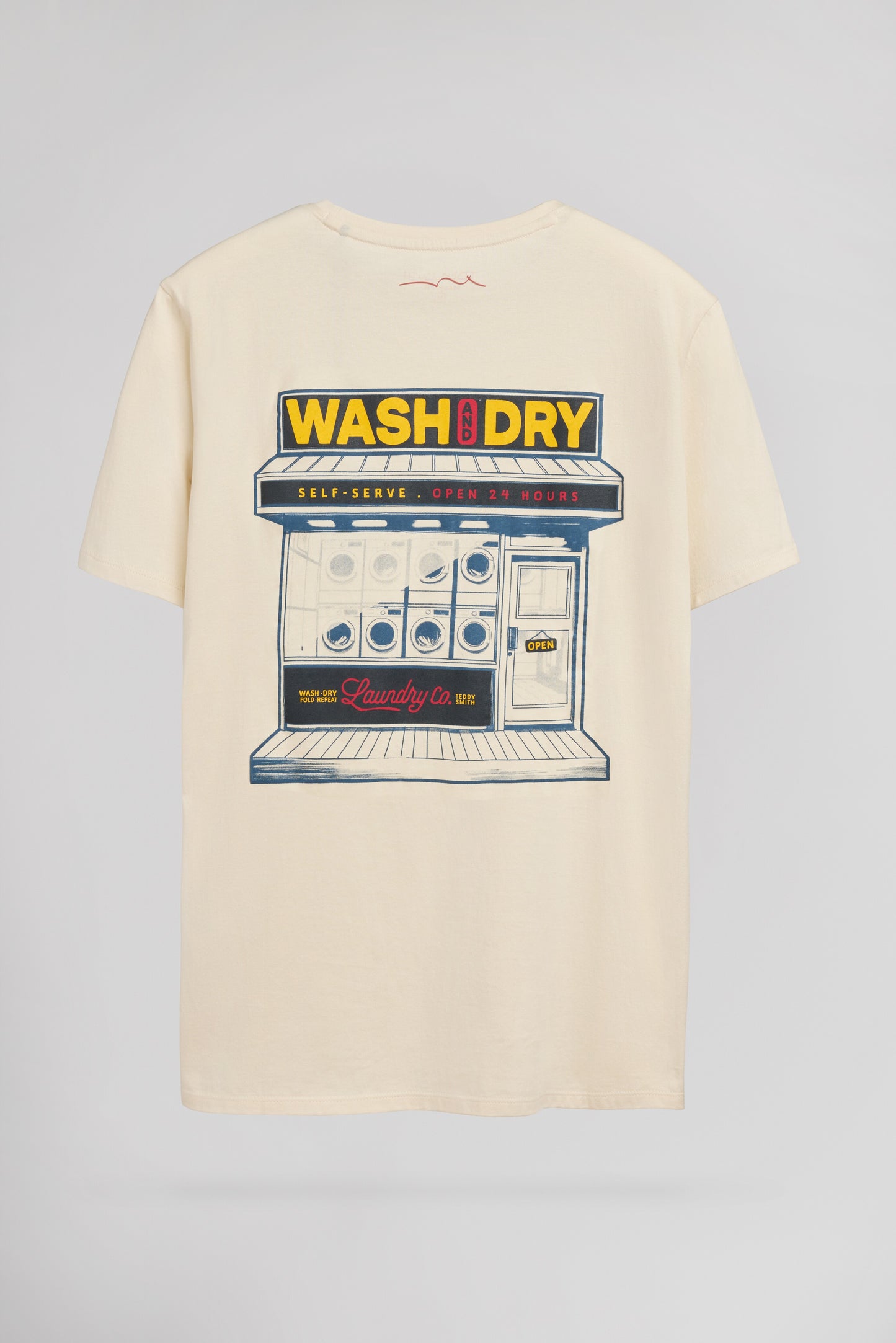 T-shirt col rond T-LAUNDRY MC CREAM