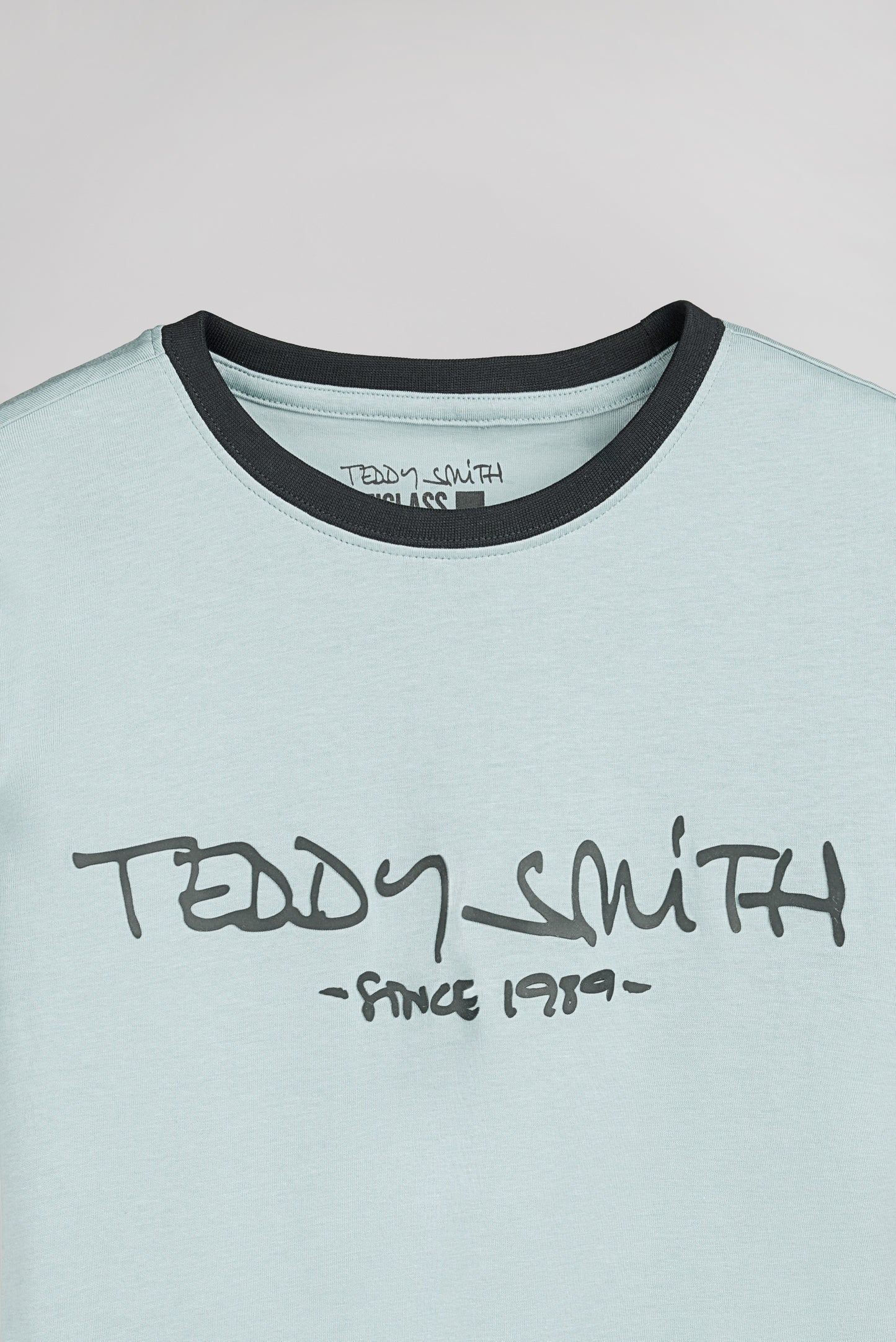 T-shirt col rond TICLASS MC BLEU GLACIER