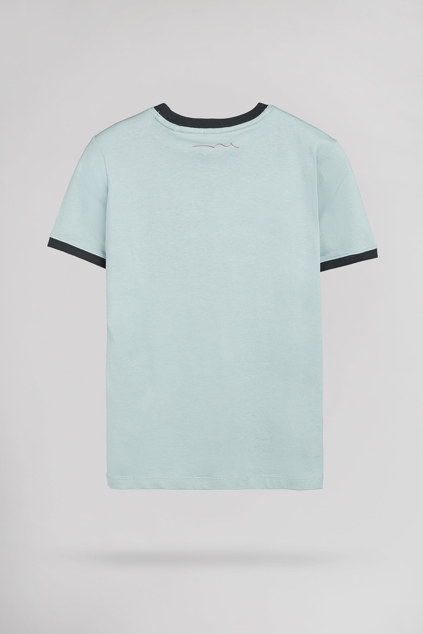 T-shirt col rond TICLASS MC BLEU GLACIER