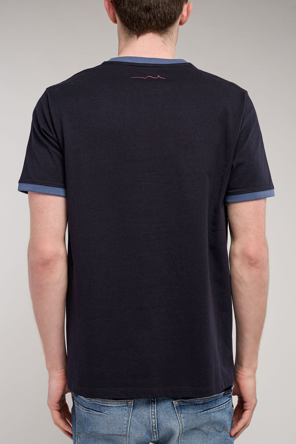 T-shirt col rond TICLASS MC DARK NAVY 1