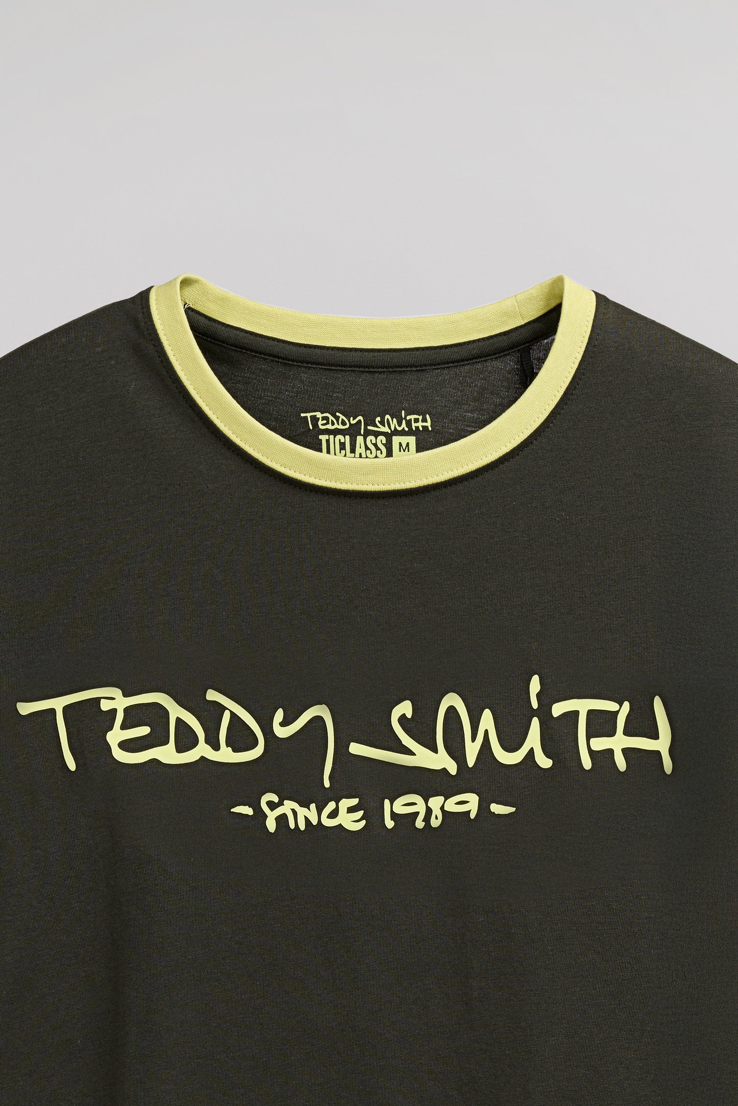 T-shirt col rond TICLASS MC DEEP KAKI