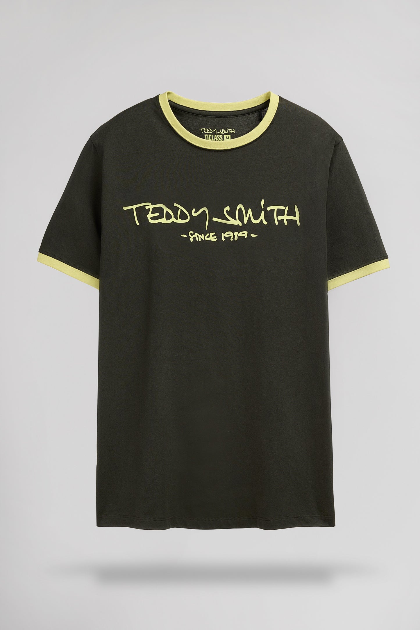 T-shirt col rond TICLASS MC DEEP KAKI