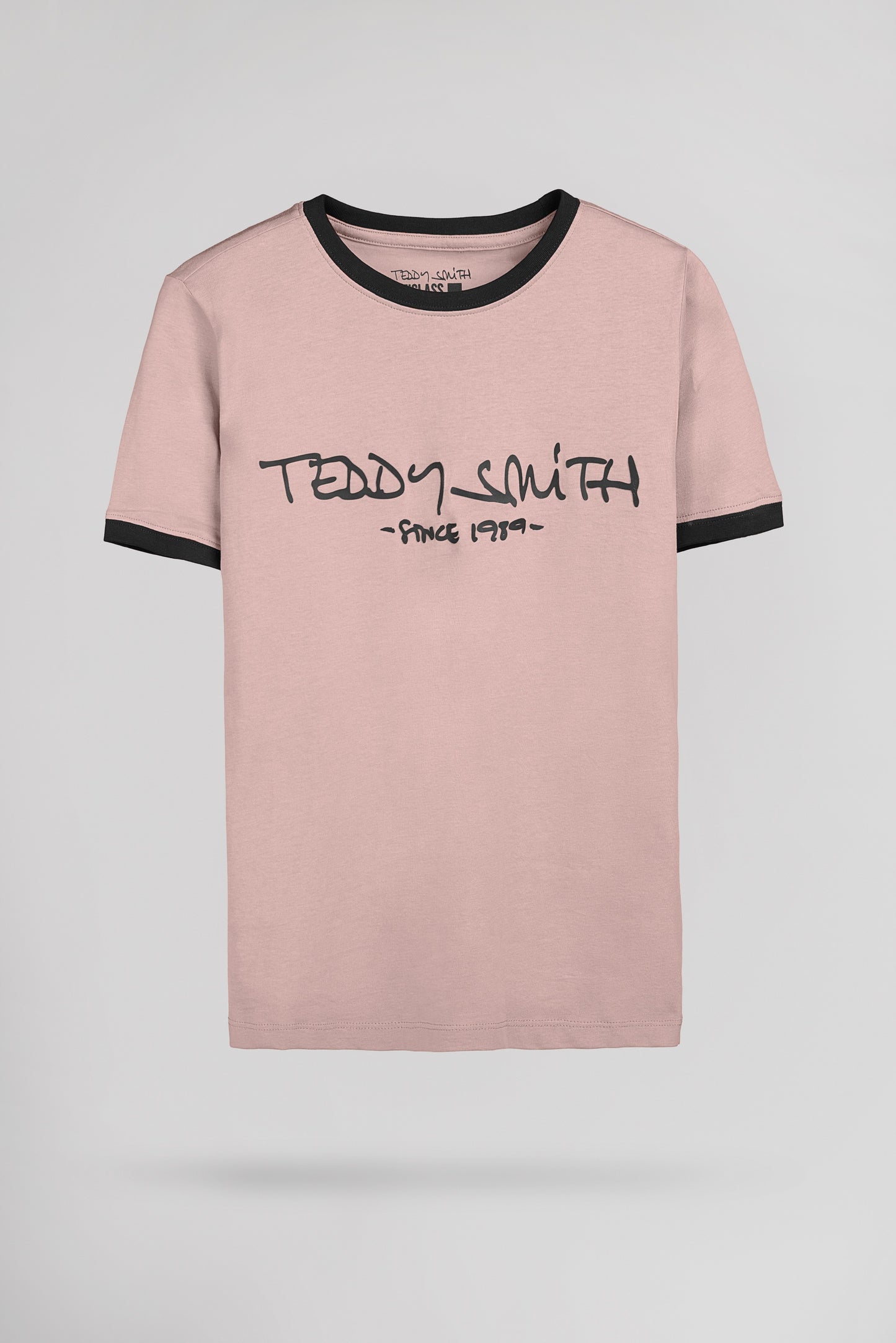 T-shirt col rond TICLASS MC WOOD ROSE