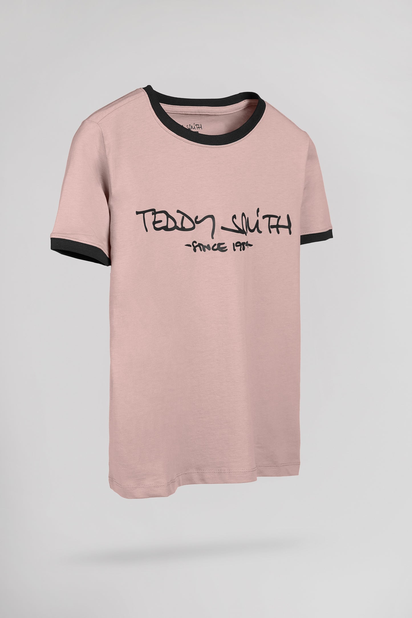 T-shirt col rond TICLASS MC WOOD ROSE