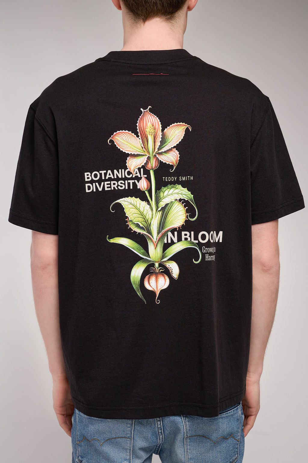 T-shirt ample col rond T-FINLAY MC NOIR