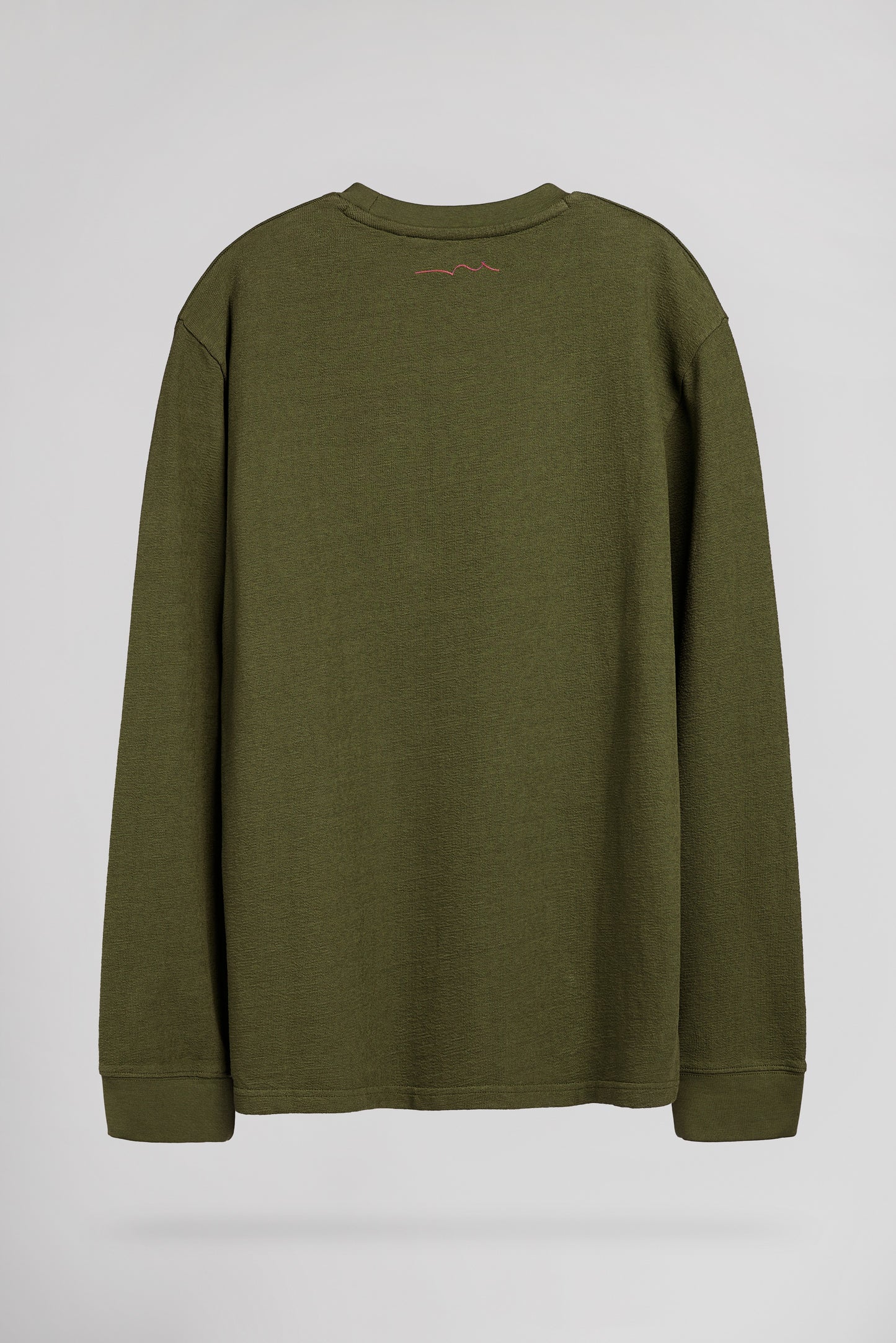 T-shirt col rond T-JAMESON ML TURBULENCE KAKI